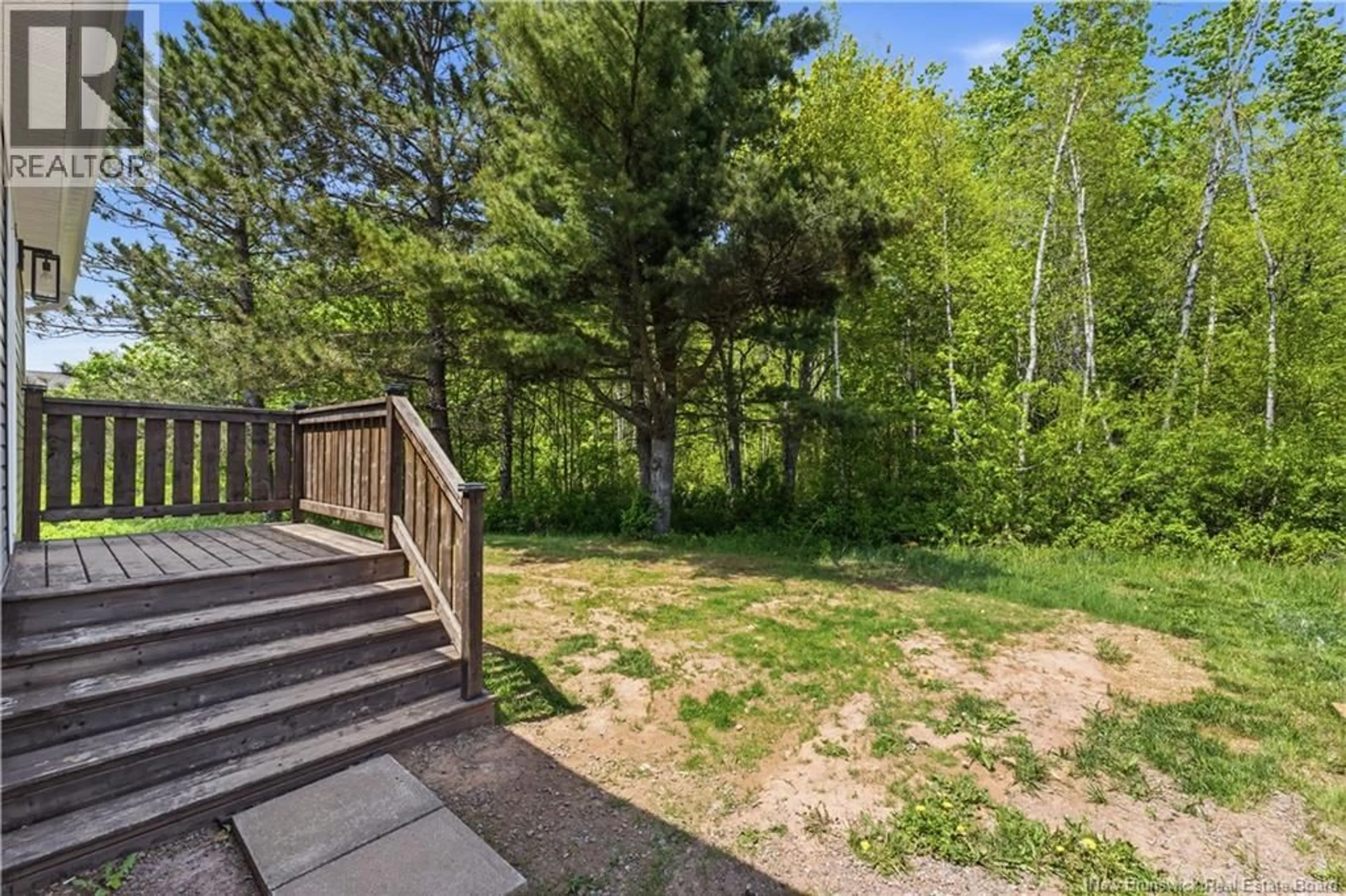 Patio, forest/trees view for 128 CHEMIN TROIS-RUISSEAUX, Cap-Pelé New Brunswick E4N2B8