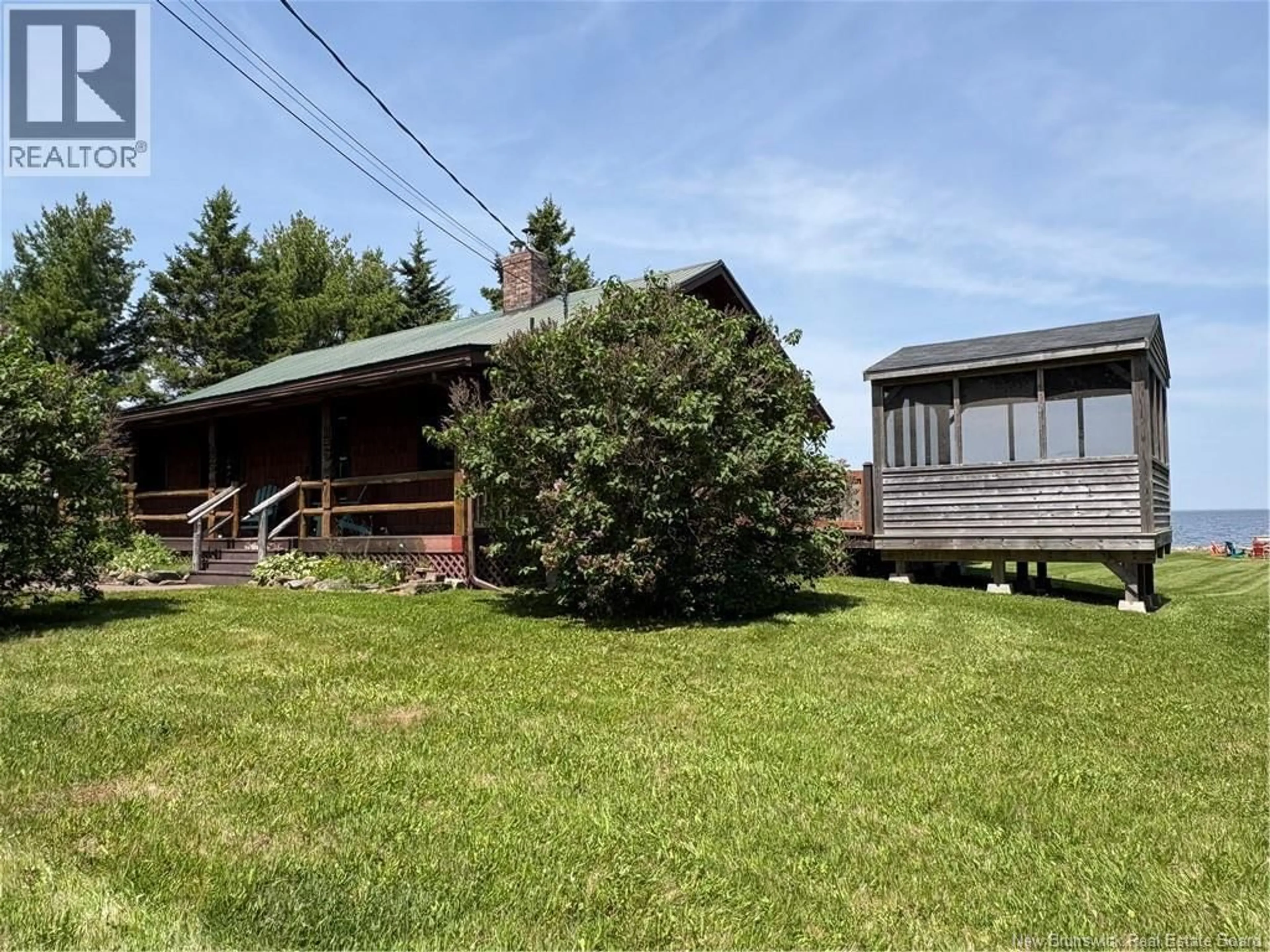 A pic from outside/outdoor area/front of a property/back of a property/a pic from drone, water/lake/river/ocean view for 81 LOUIS BOURG ROAD, Bouctouche New Brunswick E4S3N6