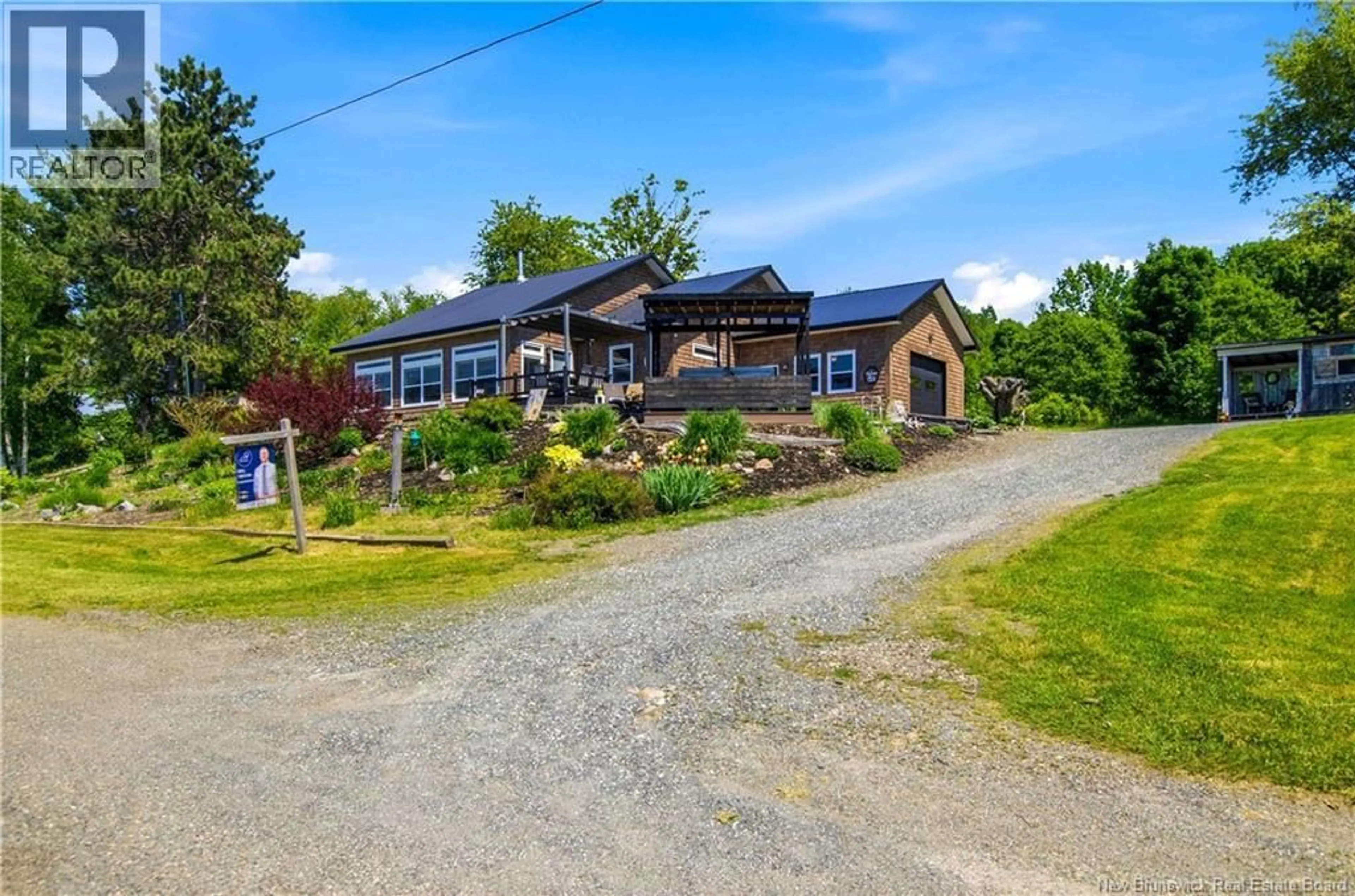 A pic from outside/outdoor area/front of a property/back of a property/a pic from drone, unknown for 31 HAWKSHAW ROAD, Hawkshaw New Brunswick E6G1N8