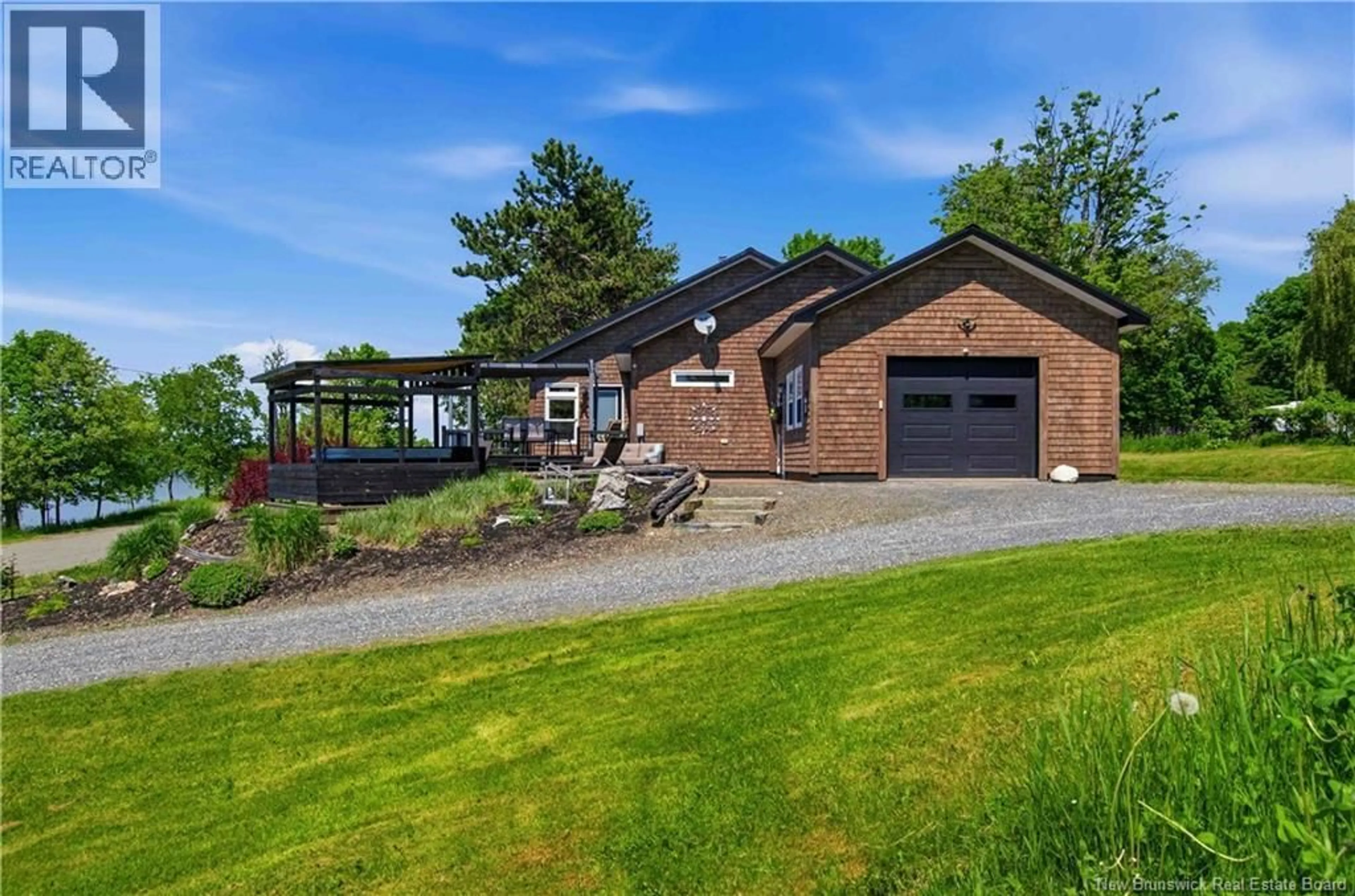 A pic from outside/outdoor area/front of a property/back of a property/a pic from drone, unknown for 31 HAWKSHAW ROAD, Hawkshaw New Brunswick E6G1N8