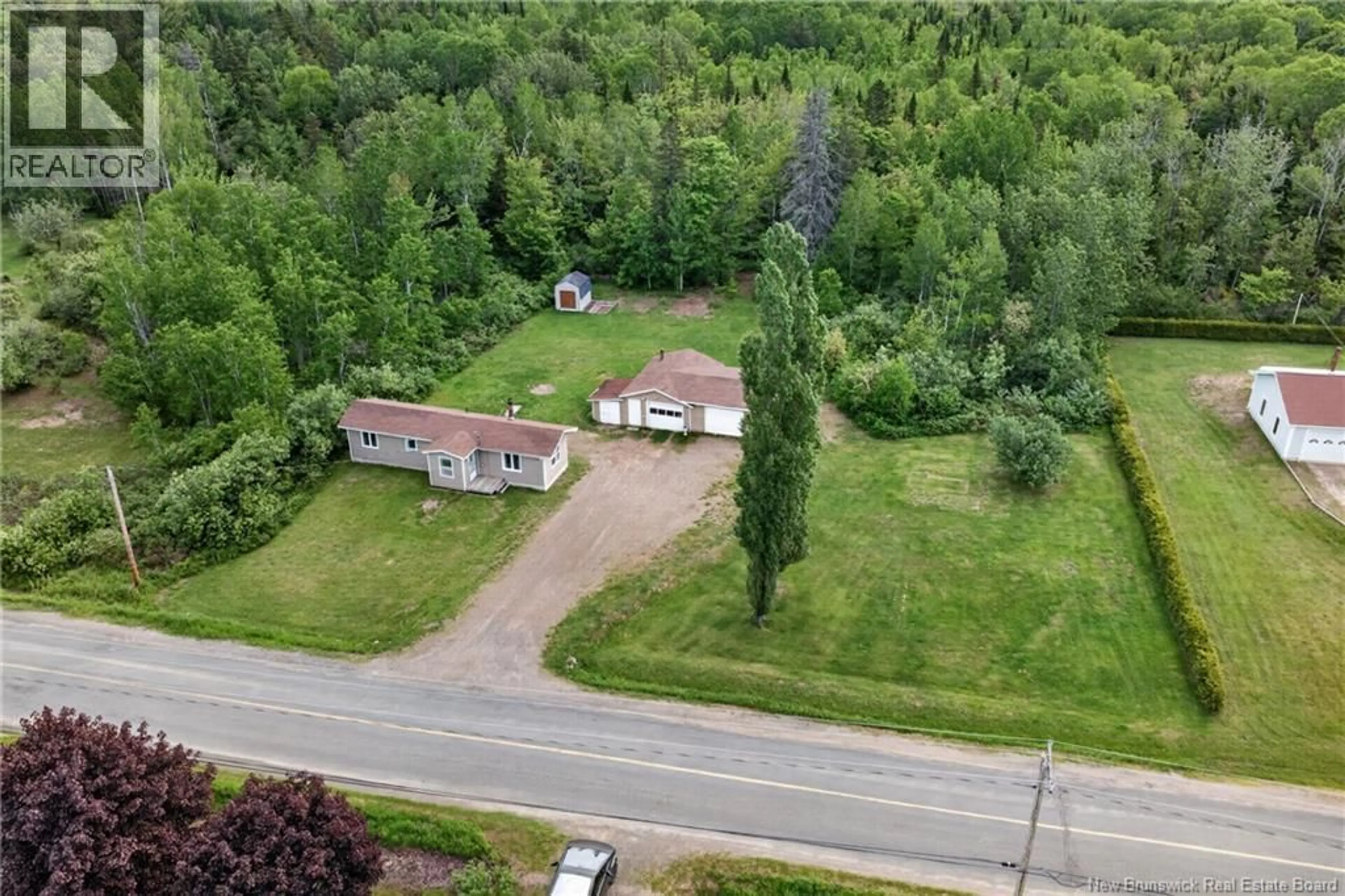 A pic from outside/outdoor area/front of a property/back of a property/a pic from drone, unknown for 3382 ROUTE 315, Laplante New Brunswick E8J2A9