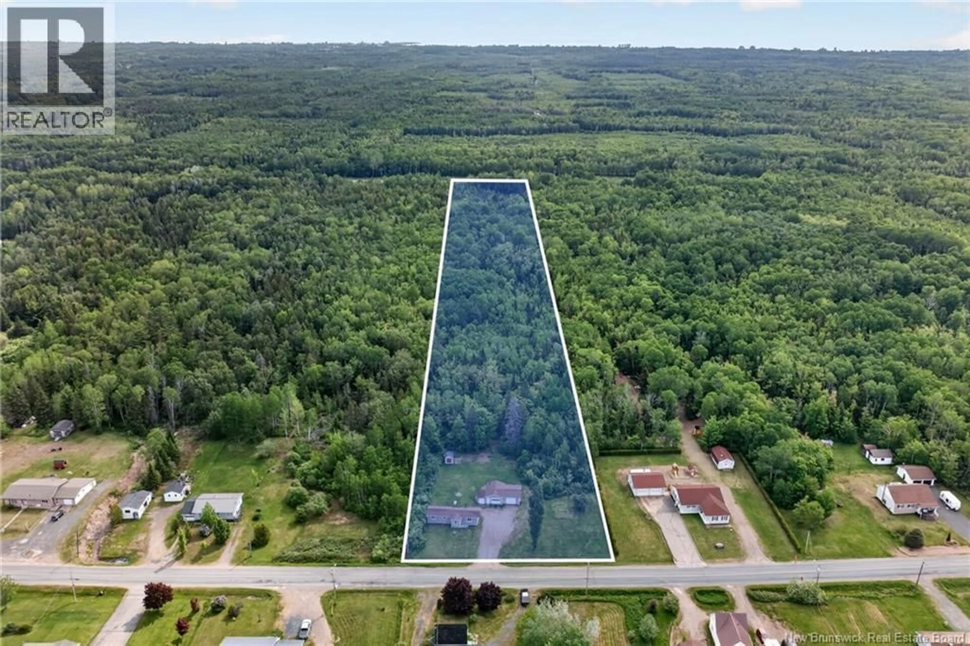 A pic from outside/outdoor area/front of a property/back of a property/a pic from drone, water/lake/river/ocean view for 3382 ROUTE 315, Laplante New Brunswick E8J2A9