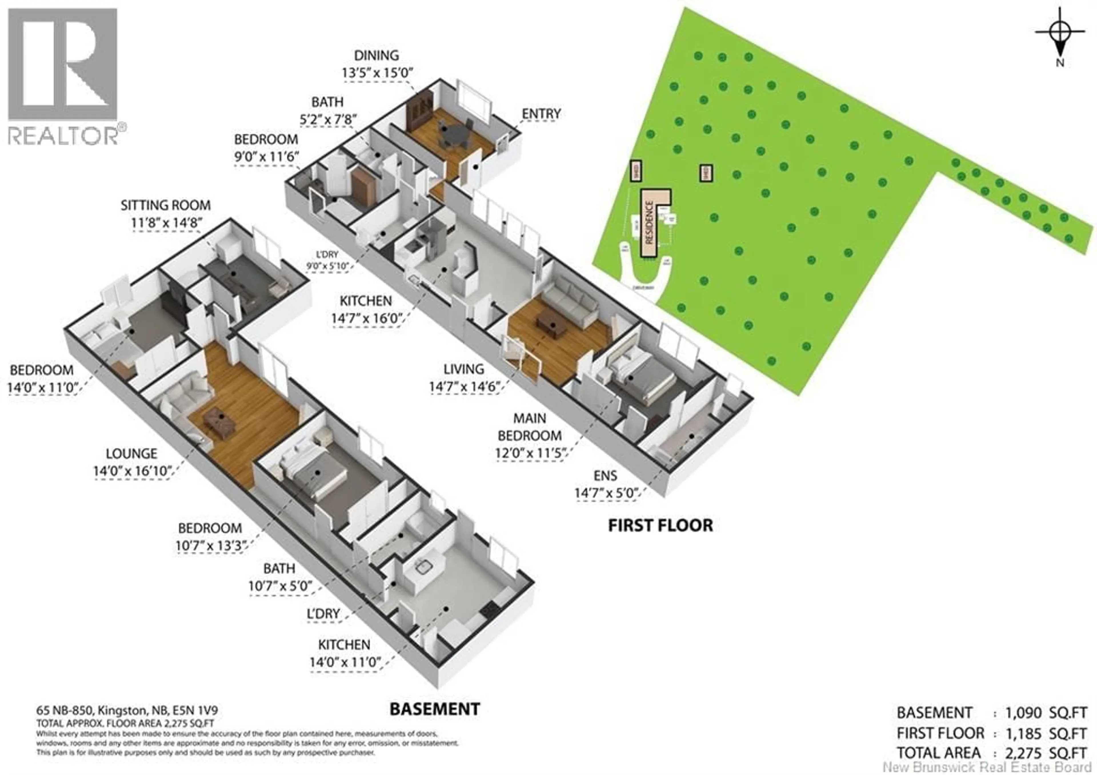Floor plan for 65 ROUTE 850 ROUTE, Kingston New Brunswick E5N1V9