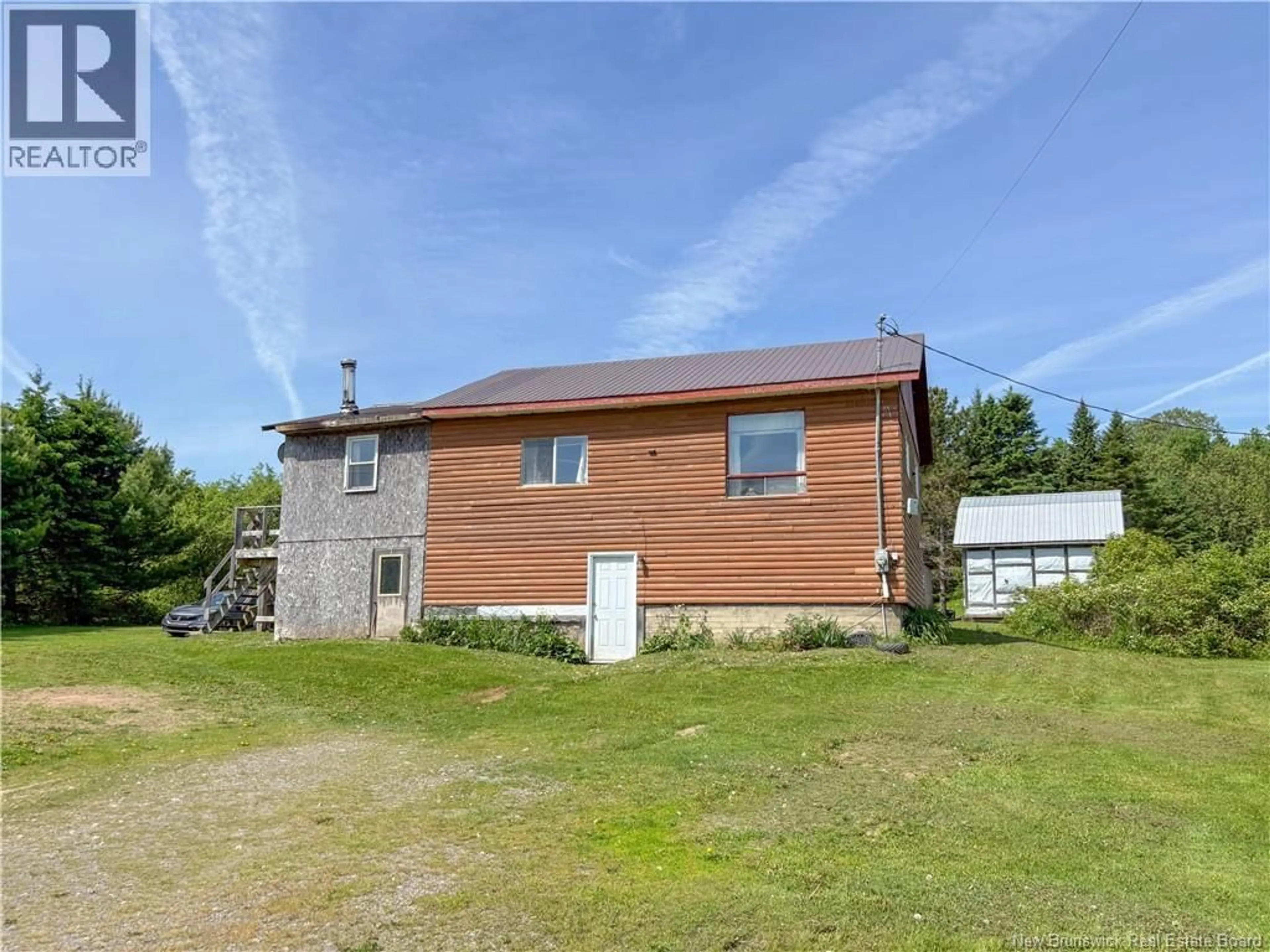 A pic from outside/outdoor area/front of a property/back of a property/a pic from drone, building for 515 GREGG SETTLEMENT ROAD, Summerfield New Brunswick E7K2S7