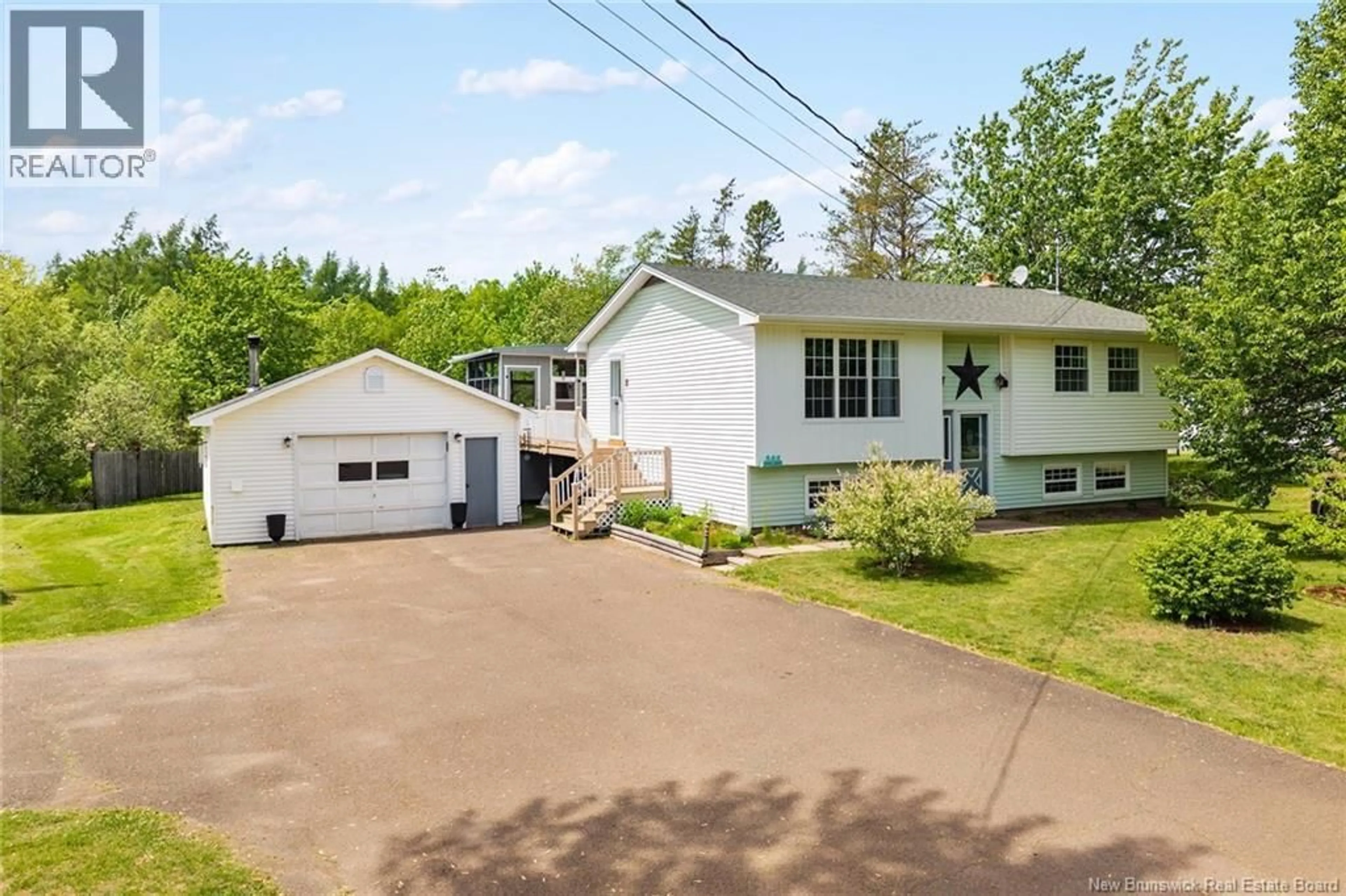 A pic from outside/outdoor area/front of a property/back of a property/a pic from drone, street for 382 BROAD ROAD, Haneytown New Brunswick E2V3P6