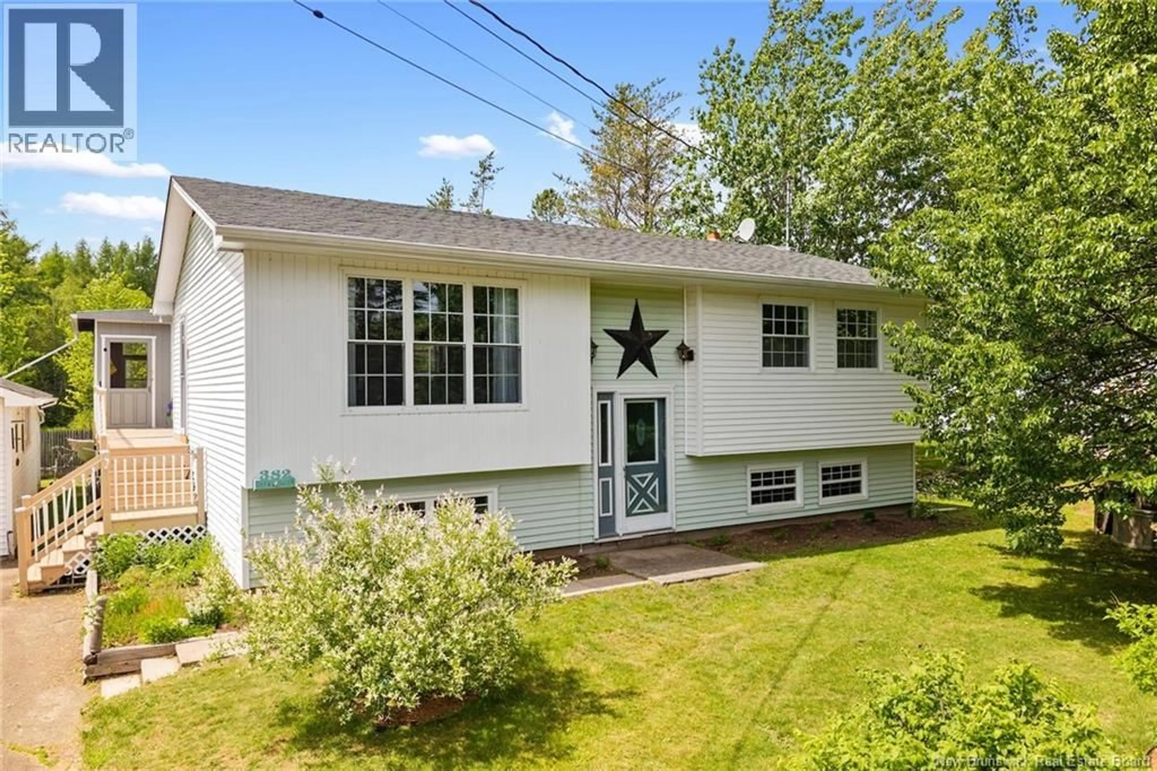 Home with vinyl exterior material, street for 382 BROAD ROAD, Haneytown New Brunswick E2V3P6
