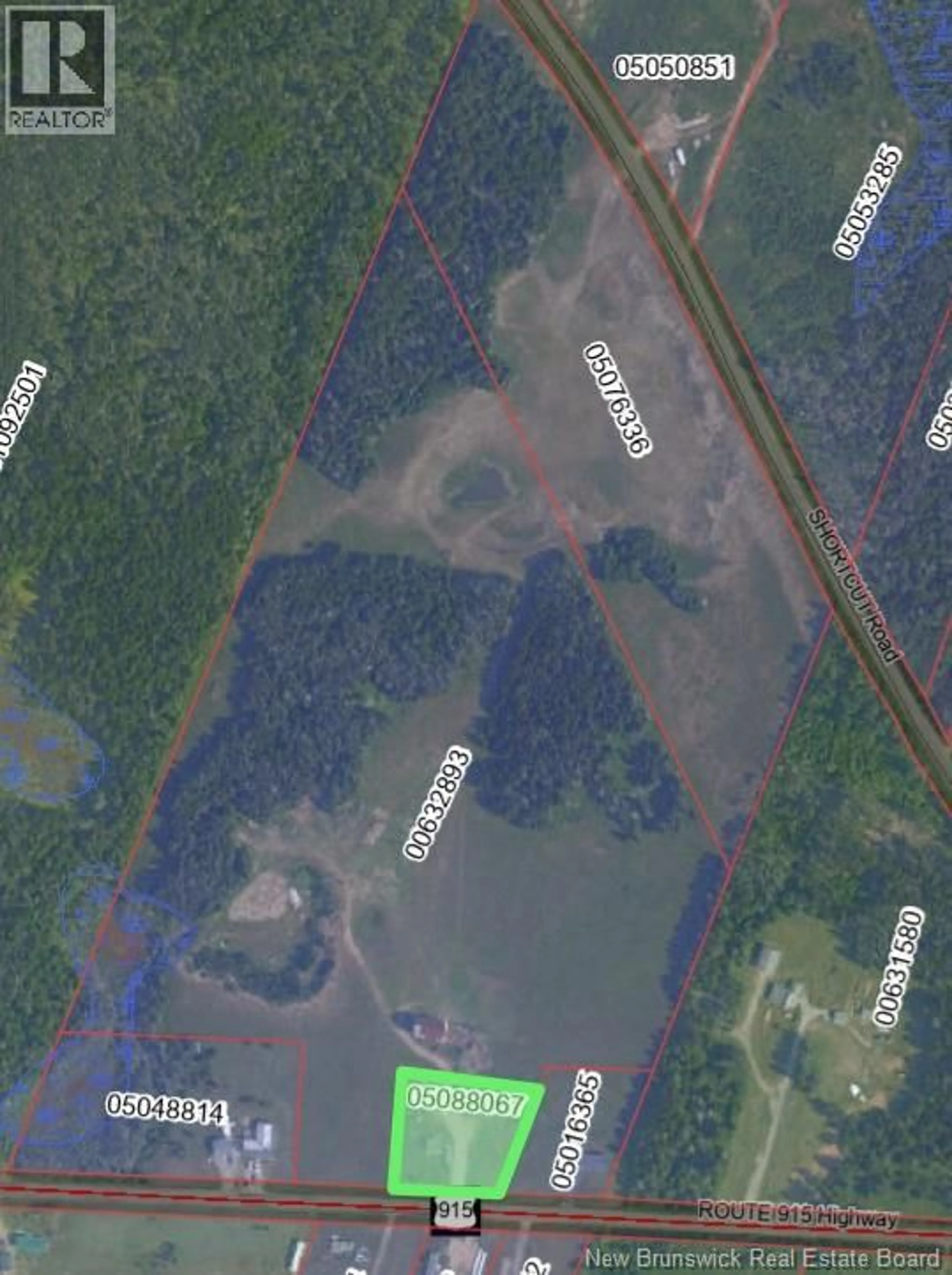A pic from outside/outdoor area/front of a property/back of a property/a pic from drone, forest/trees view for 3156 ROUTE 915, Waterside New Brunswick E4H2N4