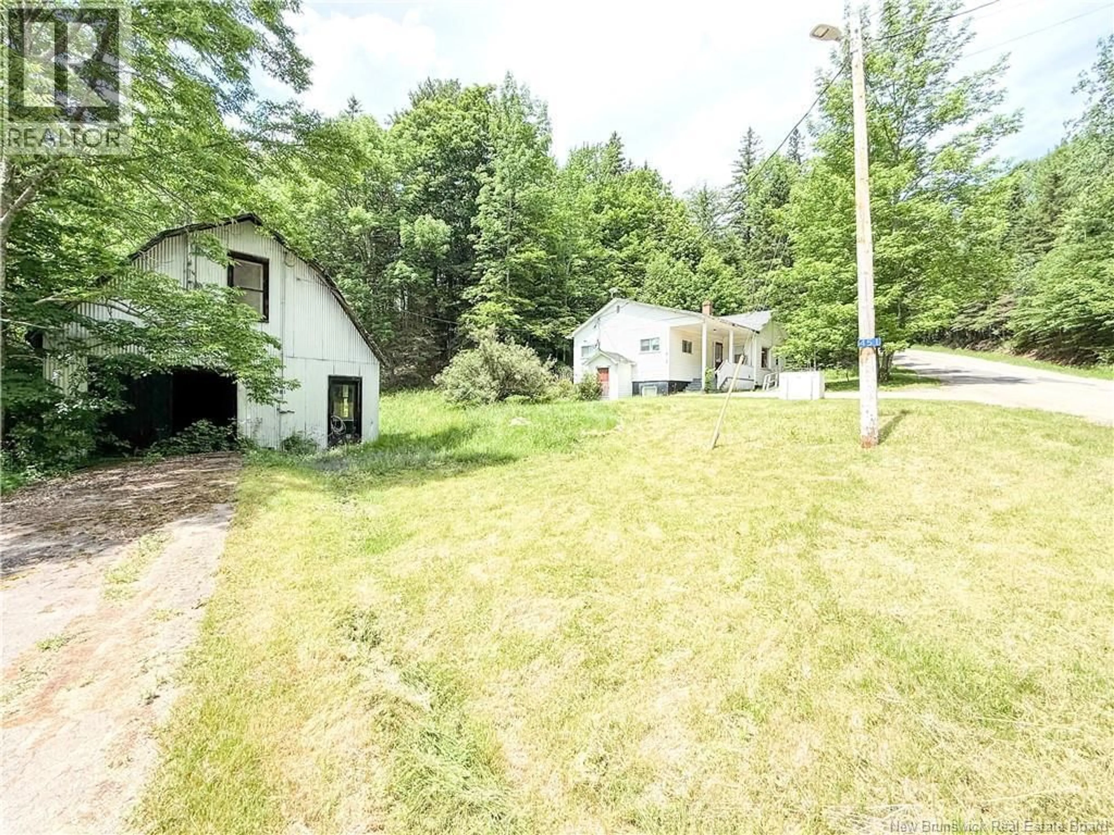 A pic from outside/outdoor area/front of a property/back of a property/a pic from drone, forest/trees view for 451 MCGREGOR BROOK ROAD, Mount Hebron New Brunswick E4E5L7