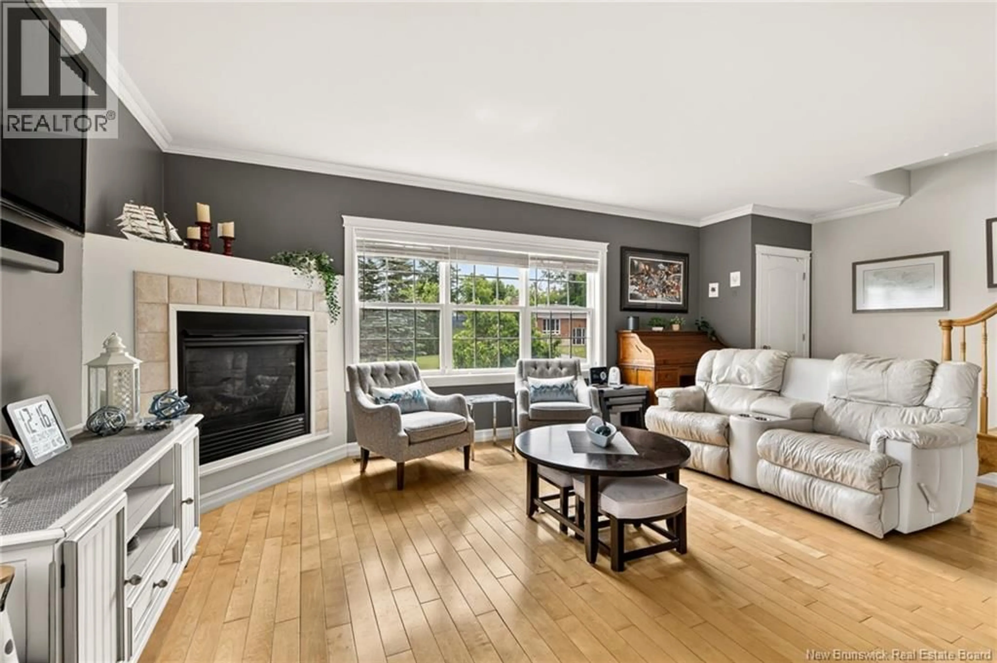Living room with furniture, unknown for 4 - 23 BULMAN DRIVE, Moncton New Brunswick E1G1G9