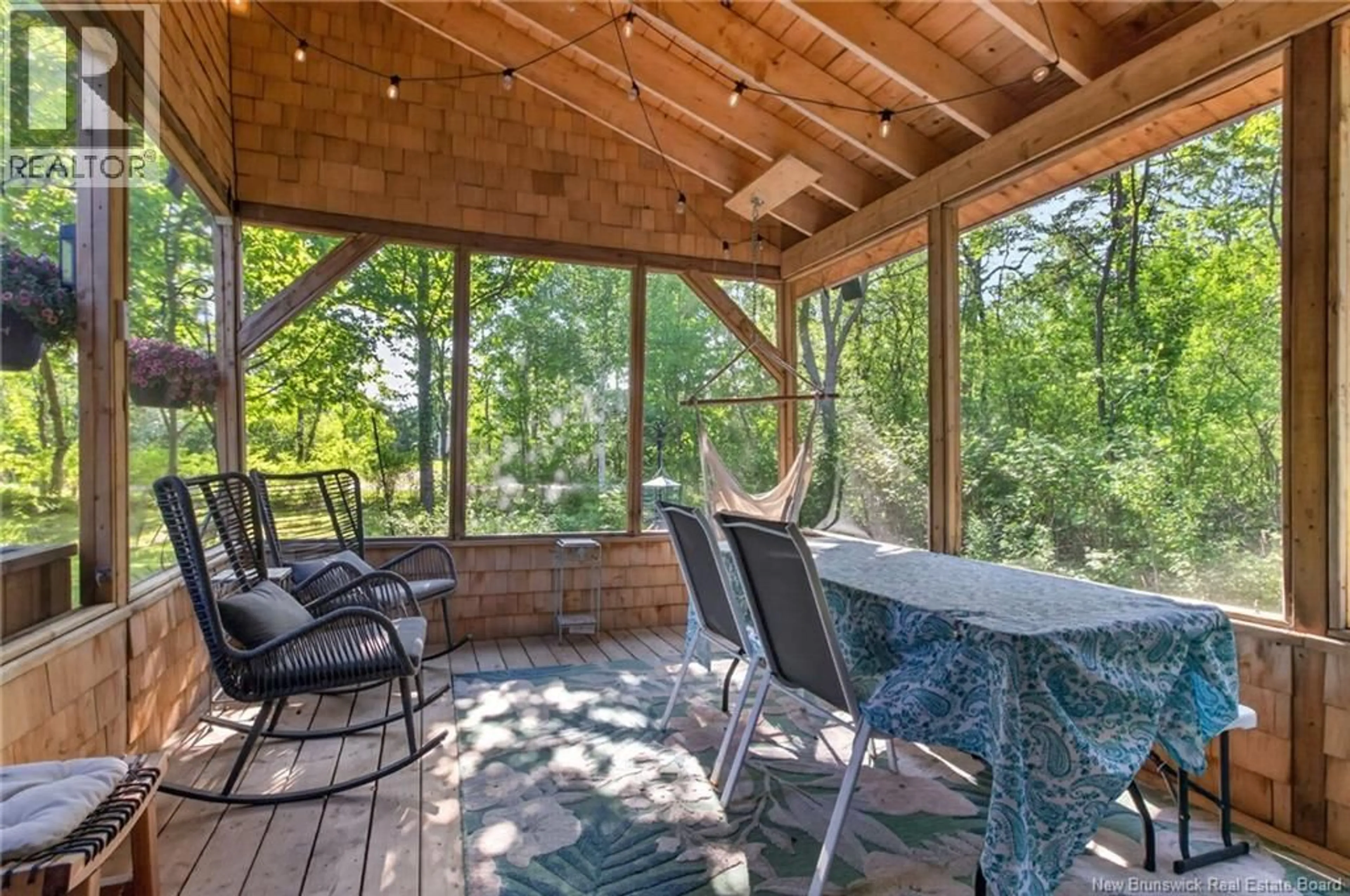Patio, water/lake/river/ocean view for 50 CYRIL, Trois Ruisseaux New Brunswick E4N2Y3