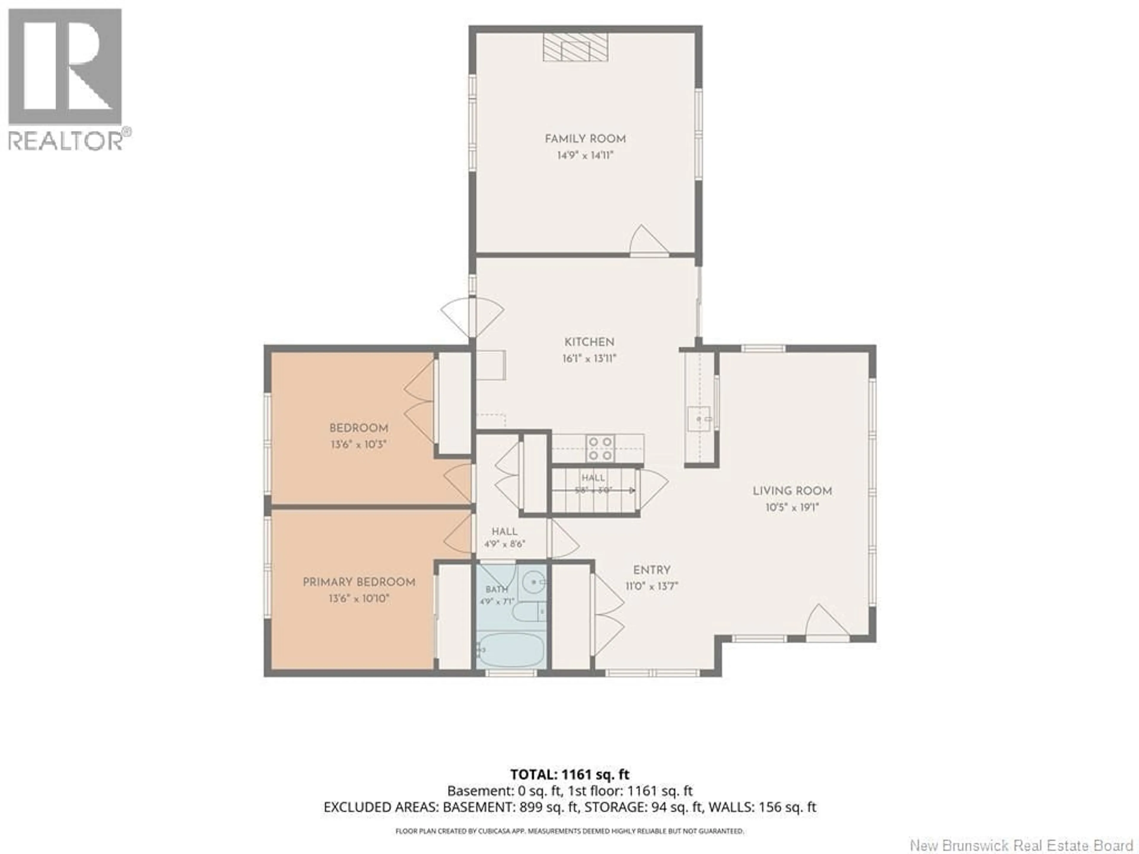 Floor plan for 21 PLEASANT STREET, Sackville New Brunswick E4L4E7