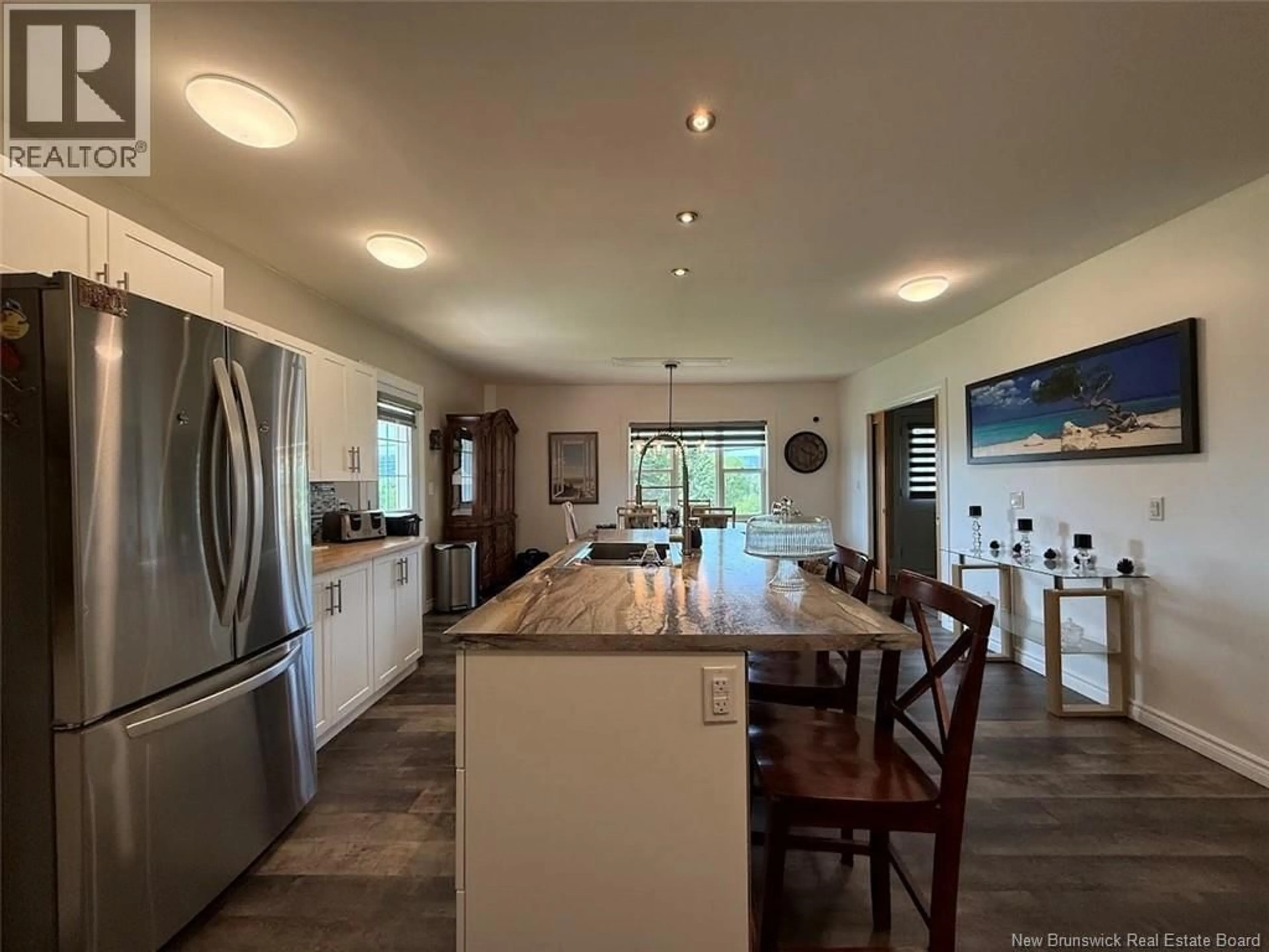 Open concept kitchen, ceramic/tile floor for 1043 PRINCIPALE STREET, Saint-Basile New Brunswick E7C1L8