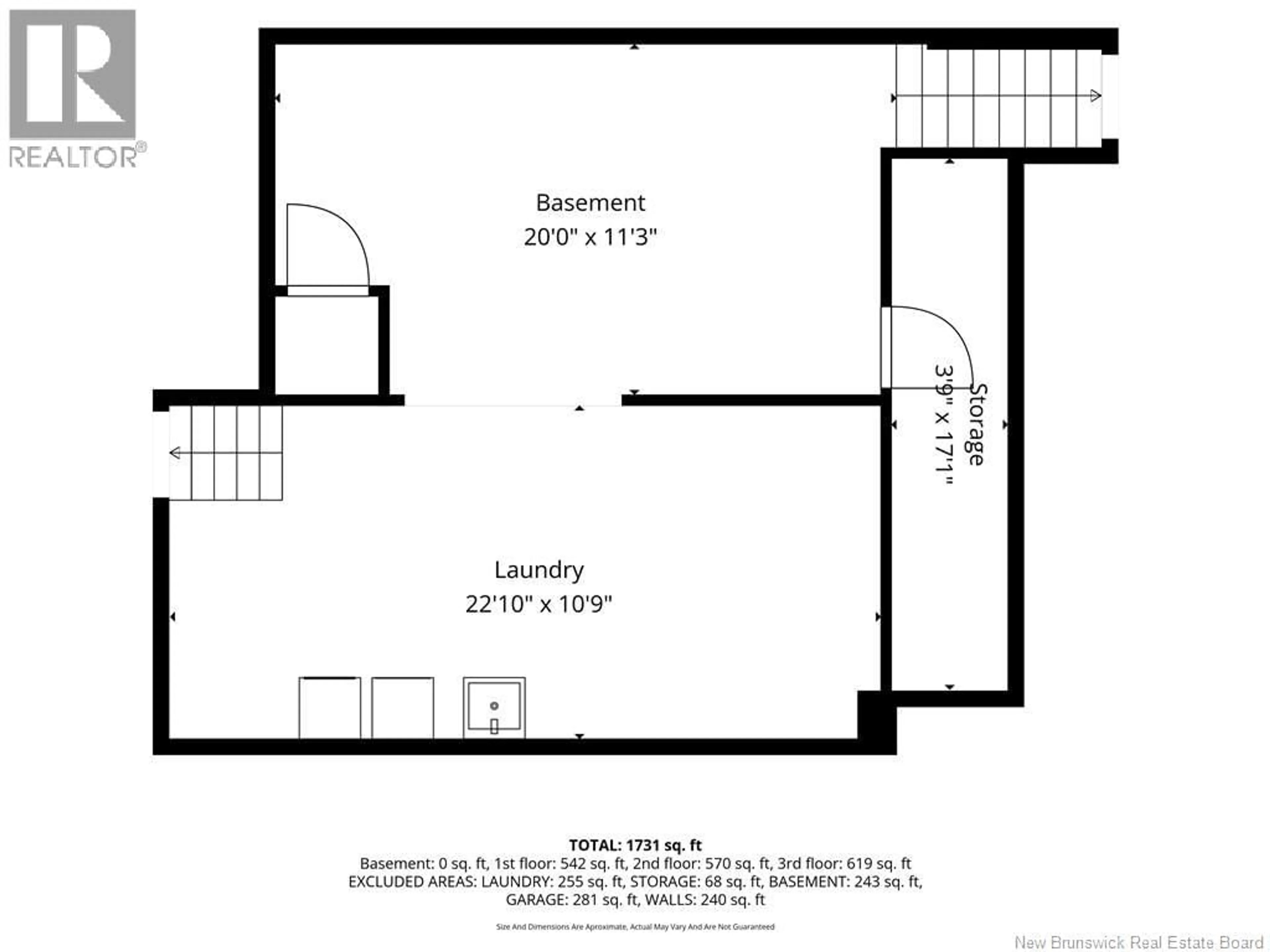 Floor plan for 488 ISABELLE, Dieppe New Brunswick E1A6L9