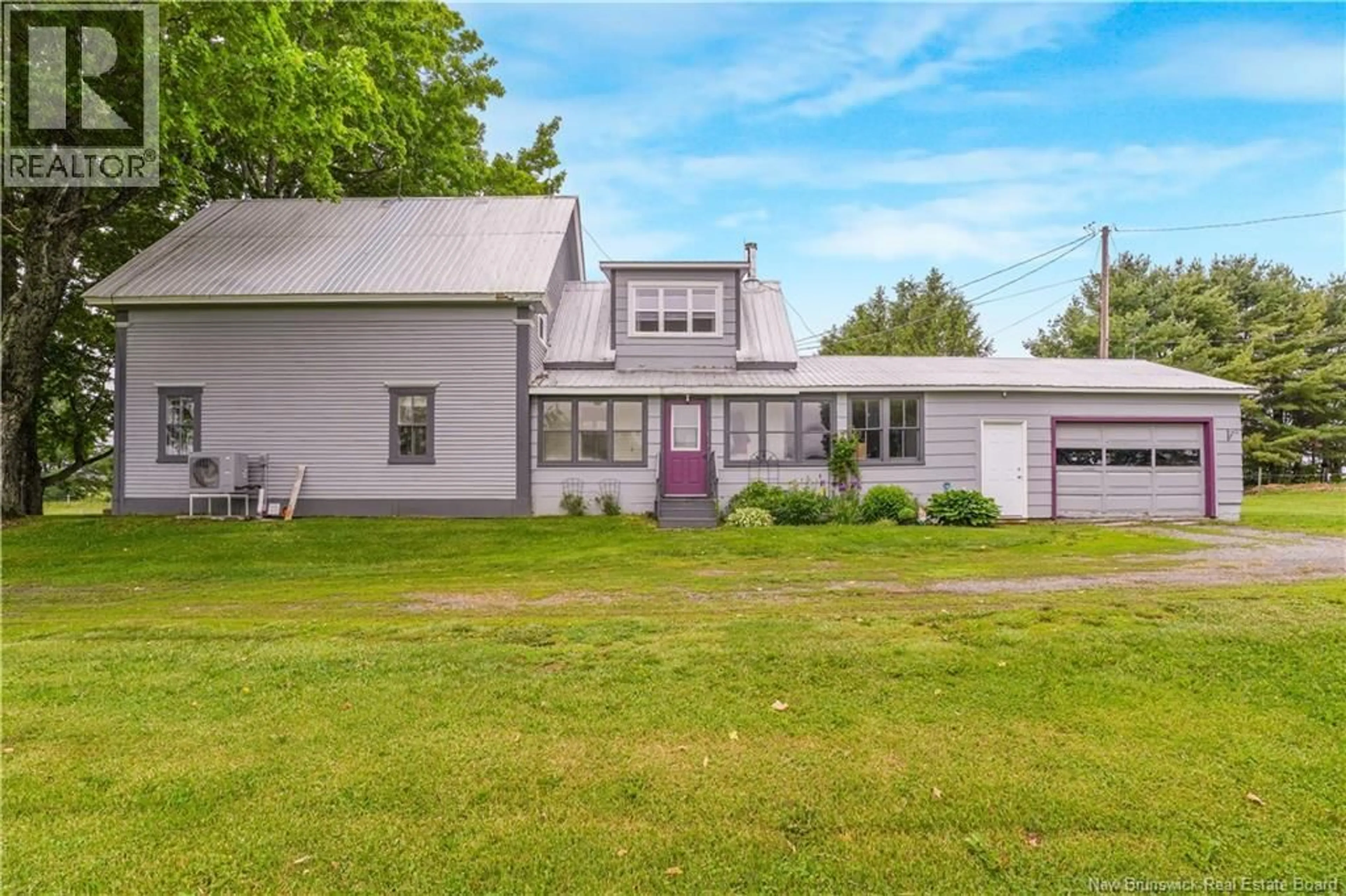 Home with vinyl exterior material, street for 25 BROOKVILLE ROAD, Brookville New Brunswick E7K1K2