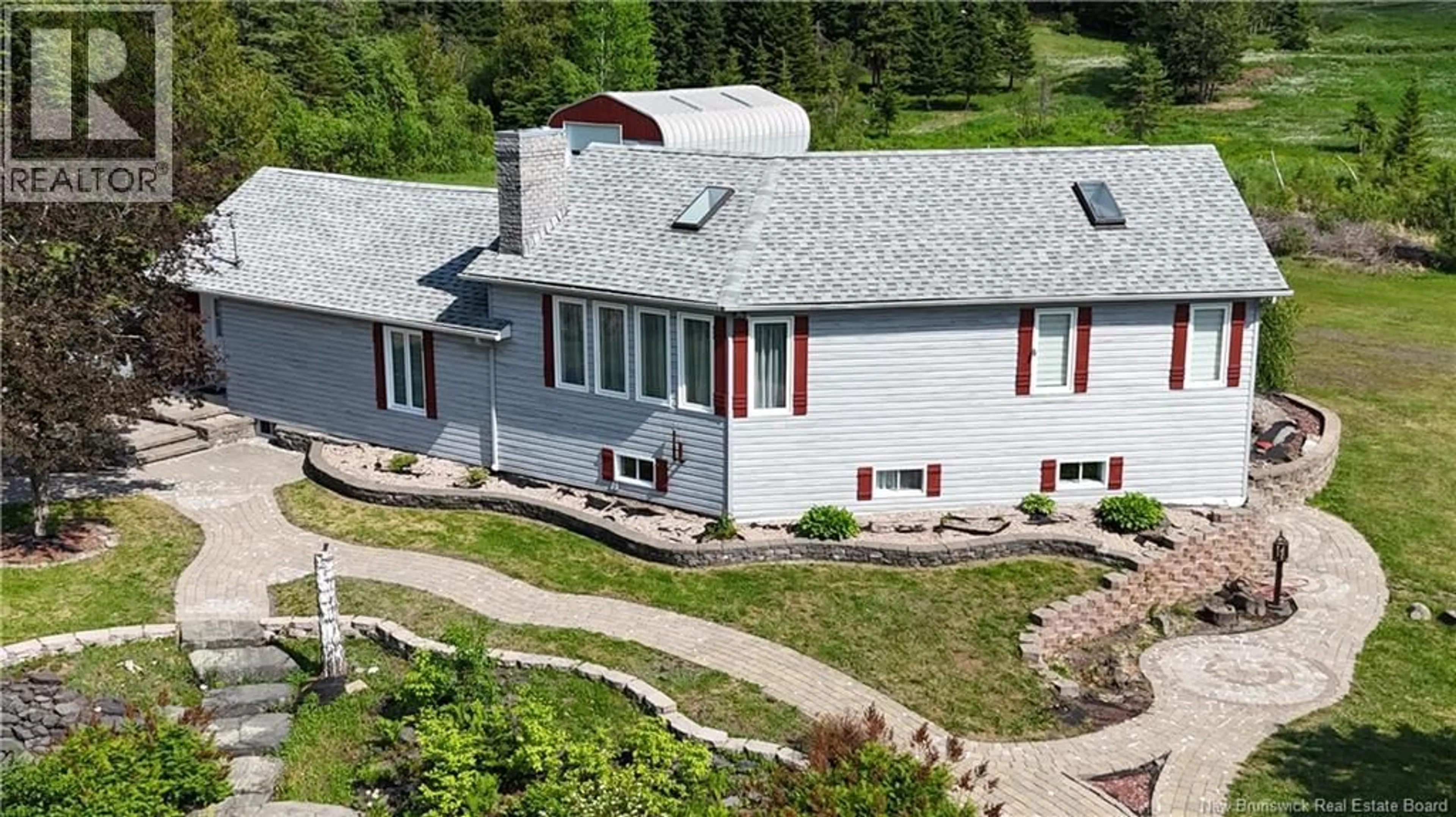 A pic from outside/outdoor area/front of a property/back of a property/a pic from drone, building for 859 ST-JOSEPH ROAD, Saint-Joseph-De-Madawaska New Brunswick E7B2R8
