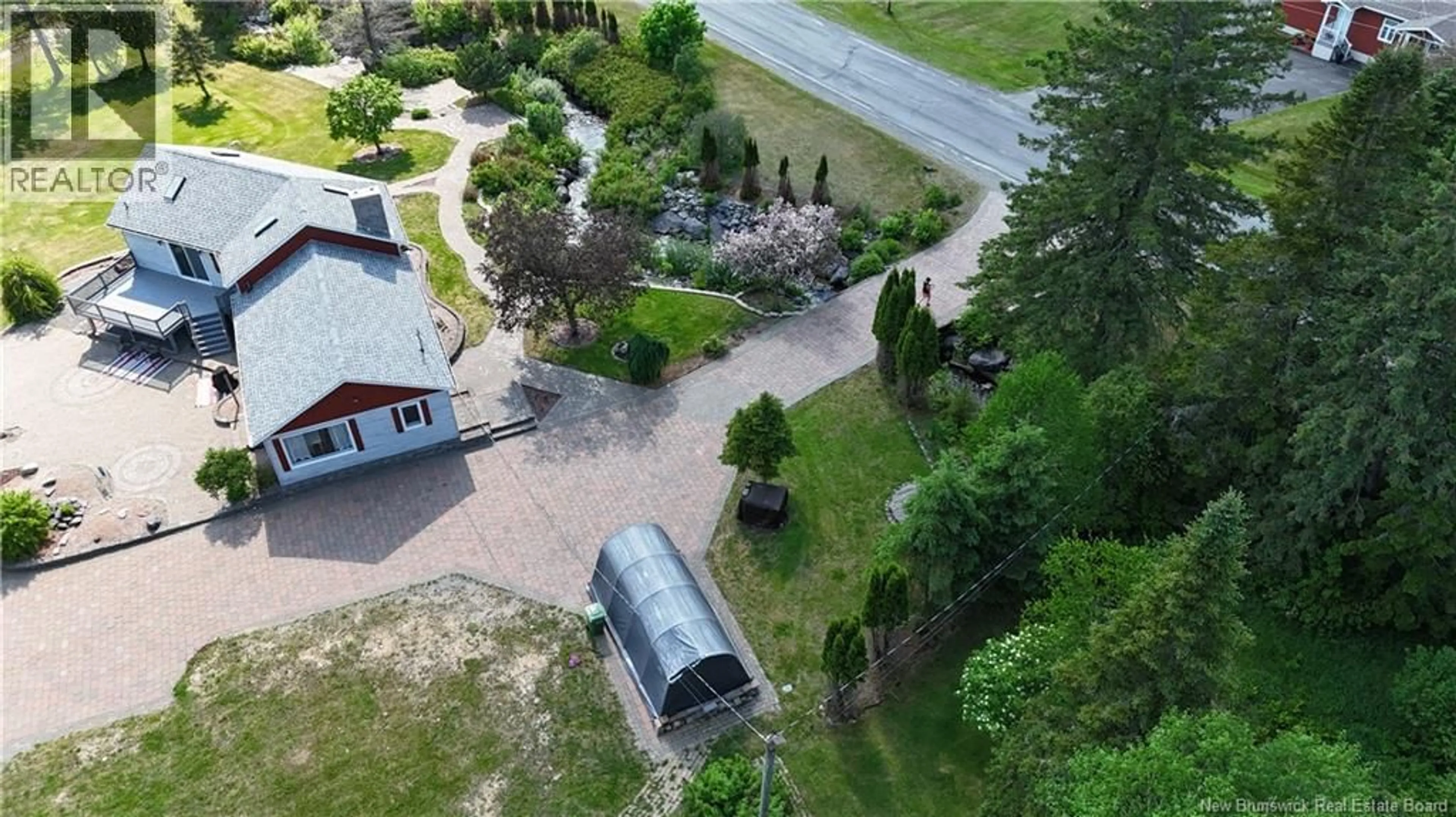 A pic from outside/outdoor area/front of a property/back of a property/a pic from drone, street for 859 ST-JOSEPH ROAD, Saint-Joseph-De-Madawaska New Brunswick E7B2R8