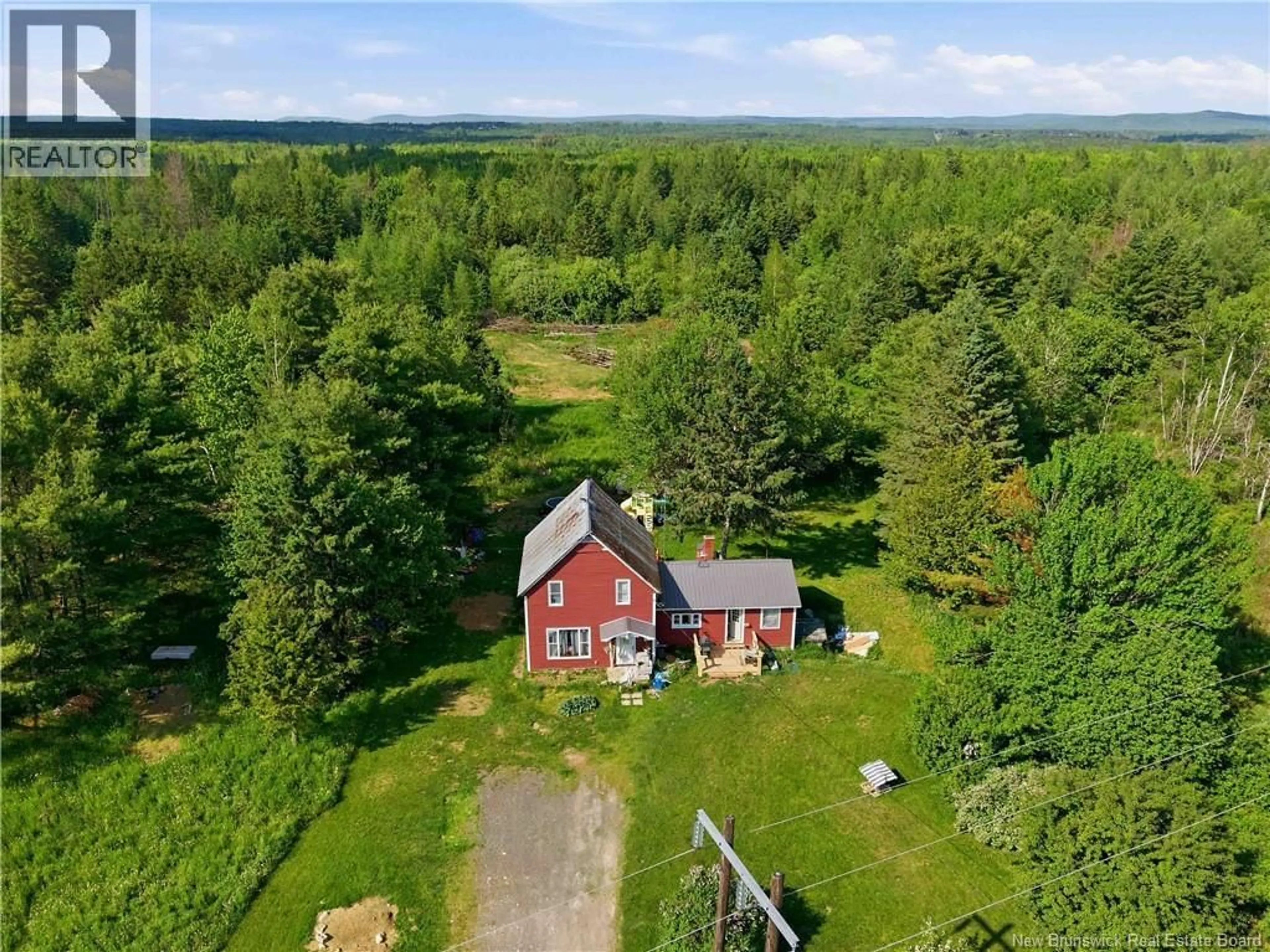 A pic from outside/outdoor area/front of a property/back of a property/a pic from drone, unknown for 2770 ROUTE 104, Middle Hainesville New Brunswick E6E1H2