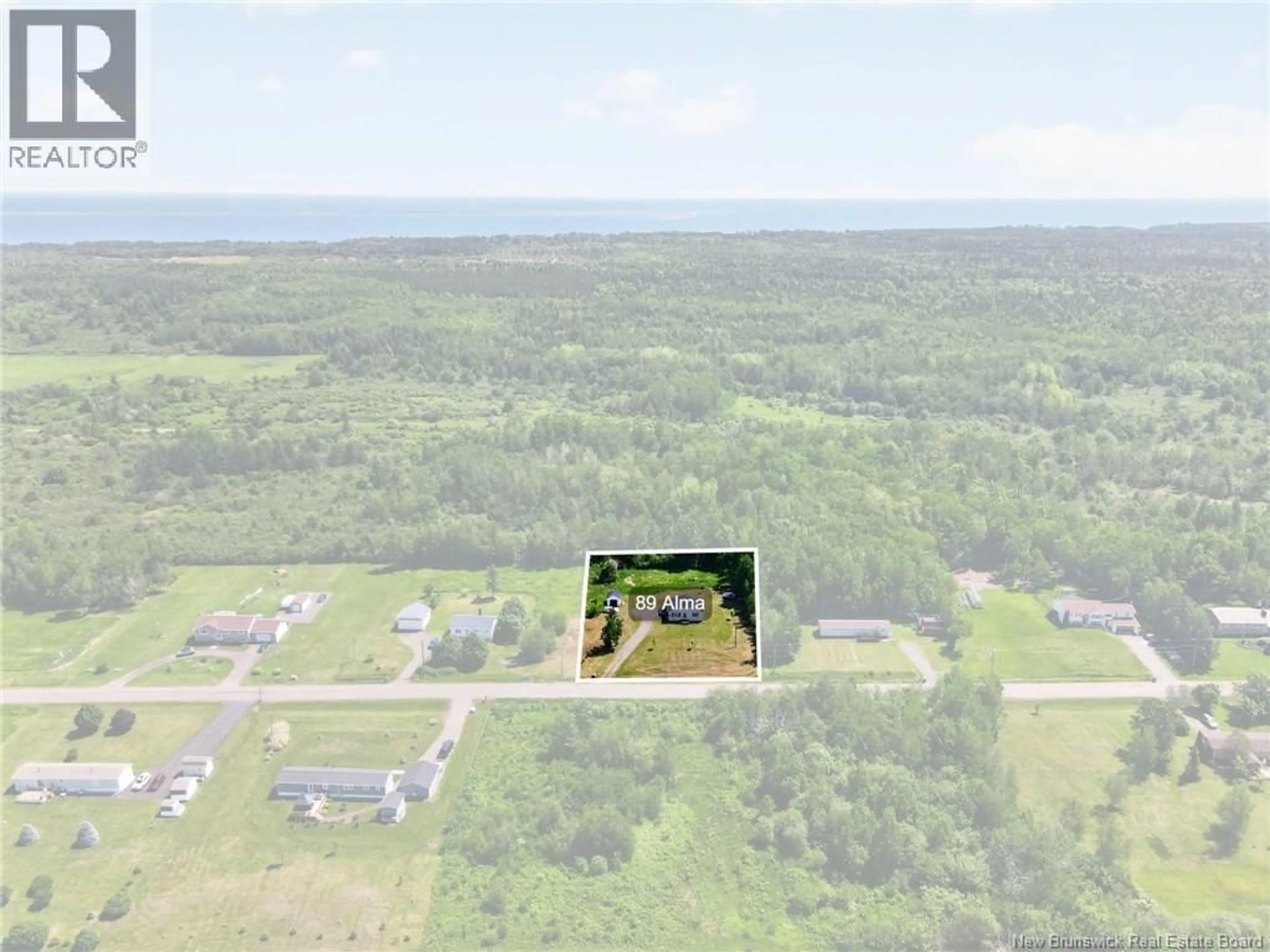 A pic from outside/outdoor area/front of a property/back of a property/a pic from drone, water/lake/river/ocean view for 89 ALMA ROAD, Dixon Point New Brunswick E4S3X6