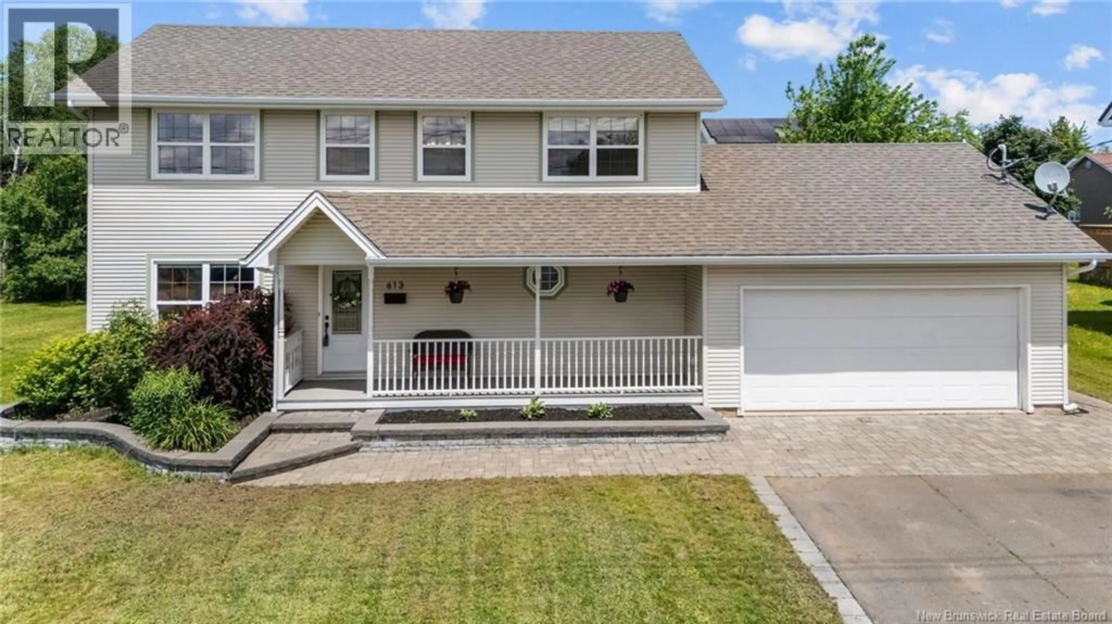 Home with vinyl exterior material, street for 613 CLARENCE-CORMIER STREET, Dieppe New Brunswick E1A6X5