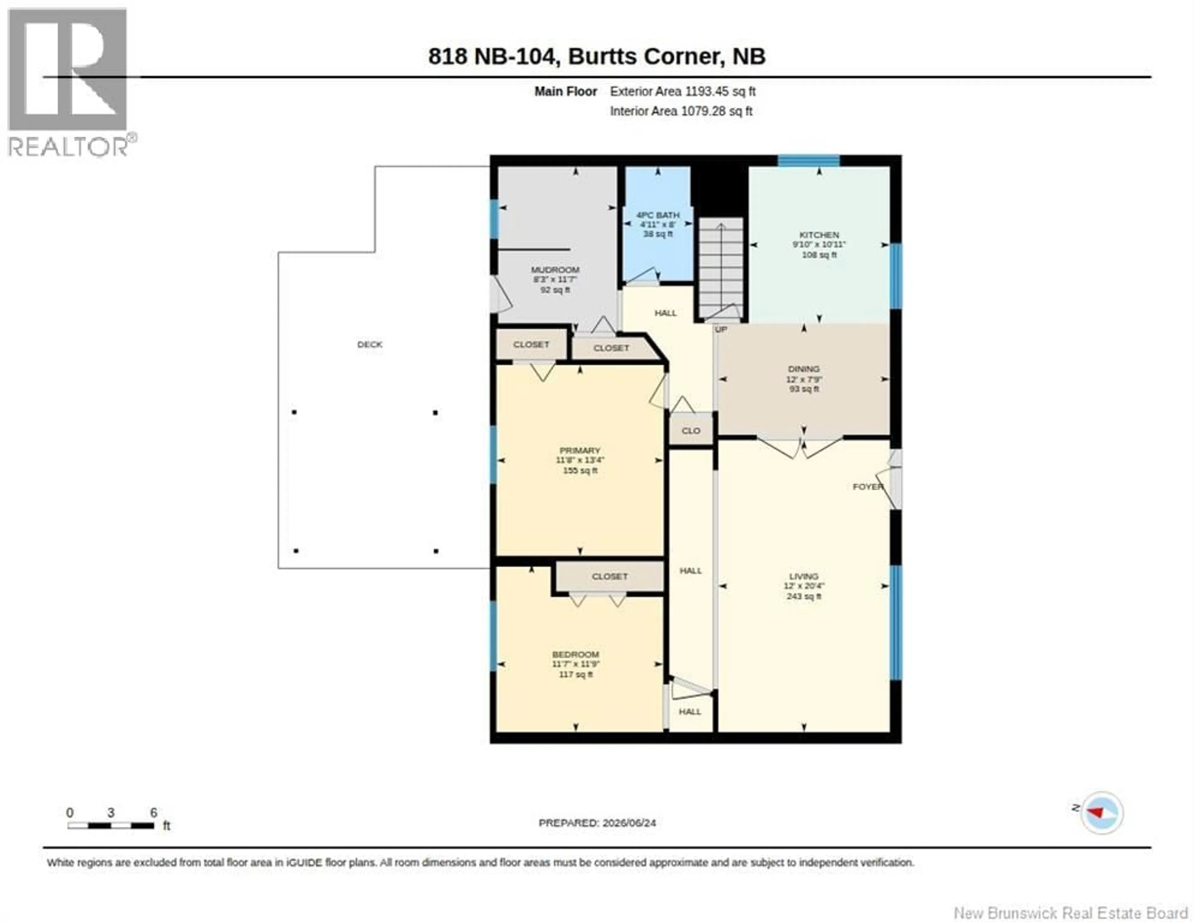 Floor plan for 818 ROUTE 104, Burtts Corner New Brunswick E6L2C8