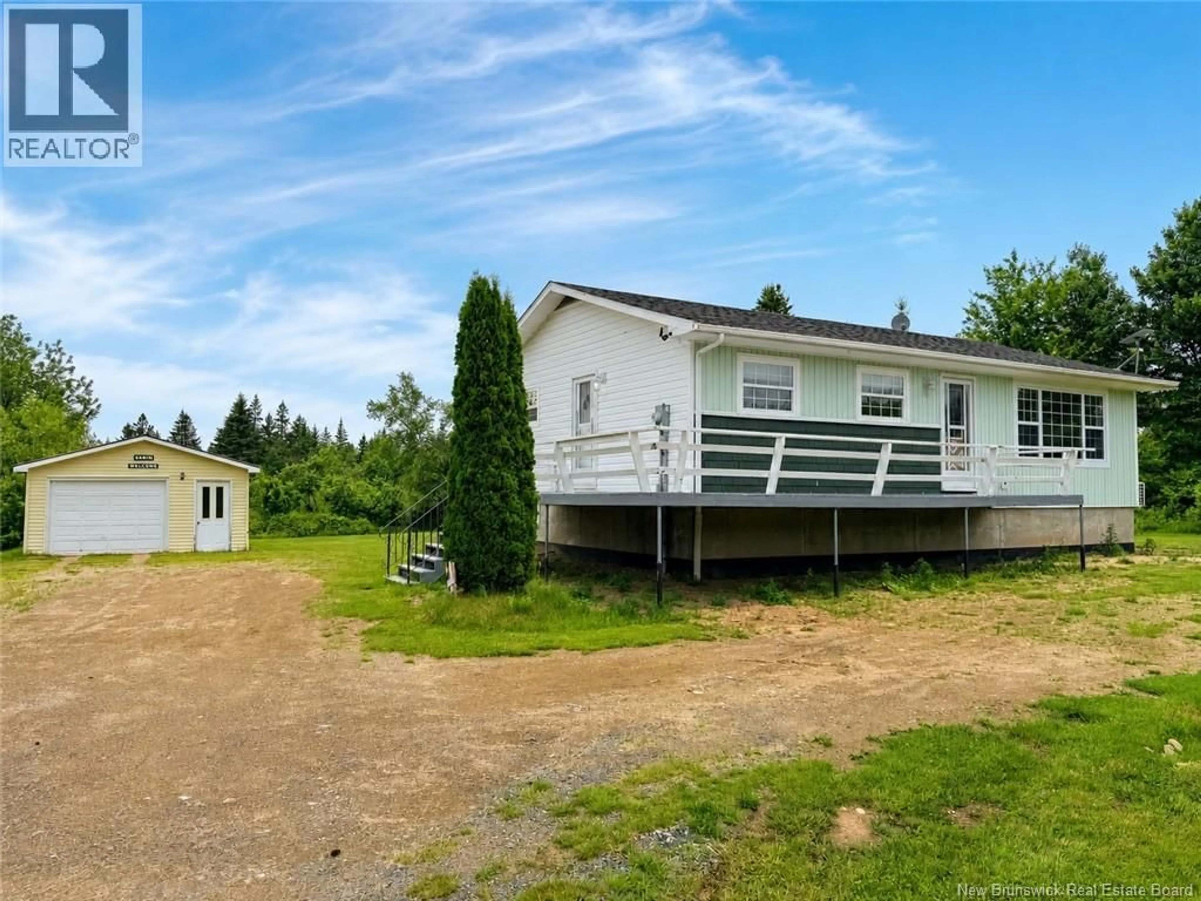 A pic from outside/outdoor area/front of a property/back of a property/a pic from drone, unknown for 2800 ROUTE 440, Rosaireville New Brunswick E4Y2P3