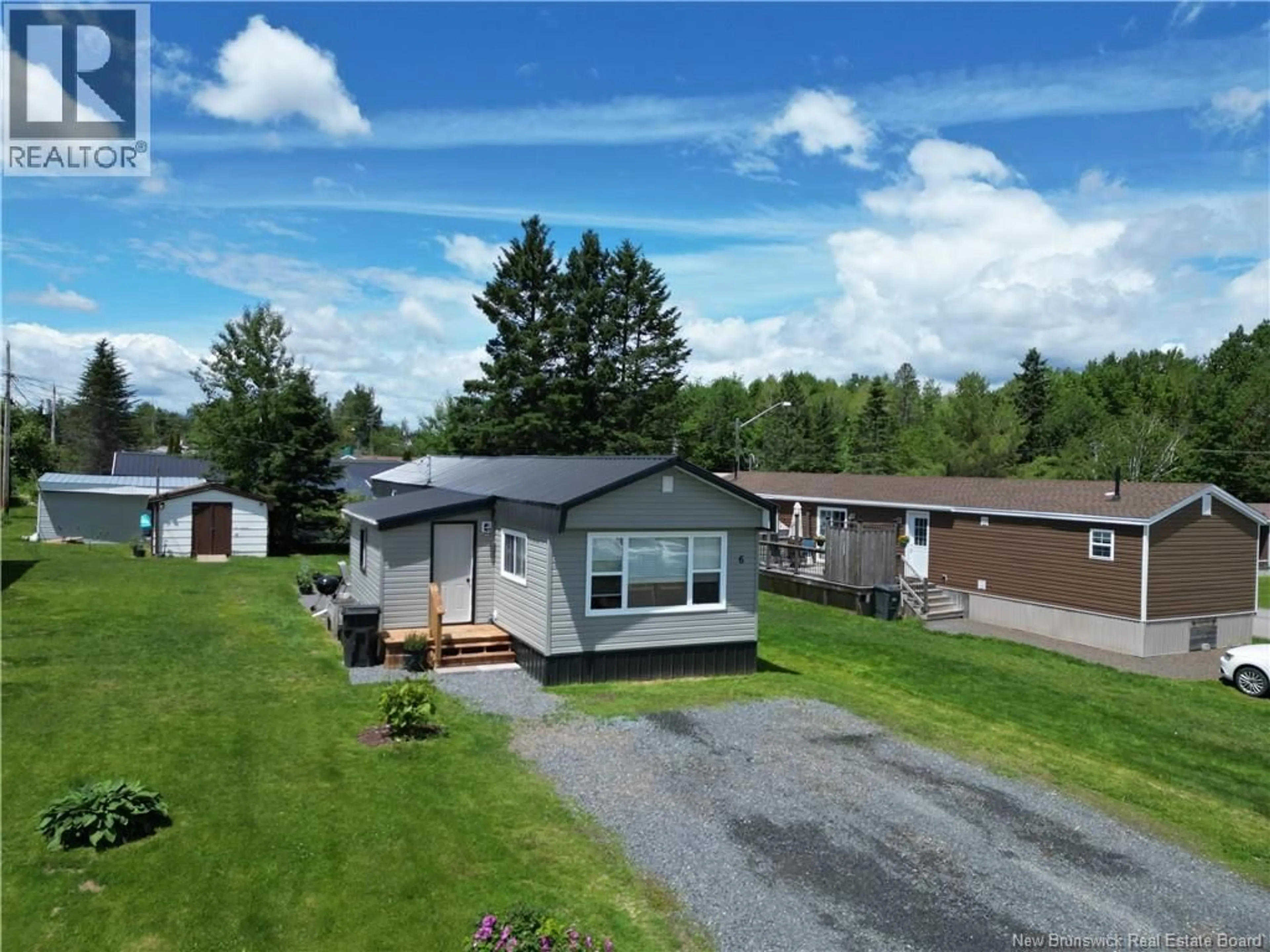 A pic from outside/outdoor area/front of a property/back of a property/a pic from drone, unknown for 6 LEAFWOOD CRESCENT, Fredericton New Brunswick E3B6N7