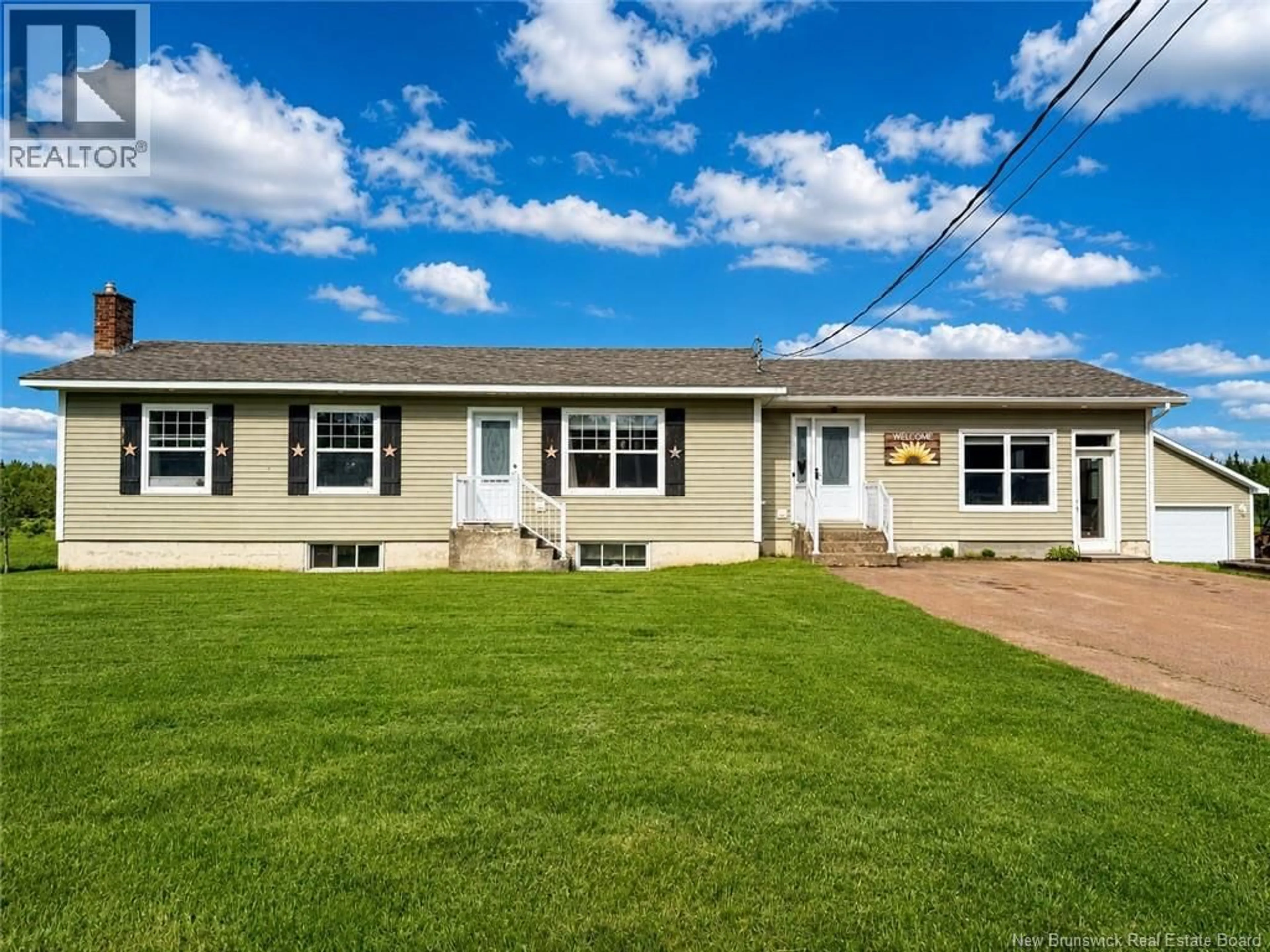 Home with vinyl exterior material, street for 10913 ROUTE 126, Rogersville New Brunswick E4Y2K9