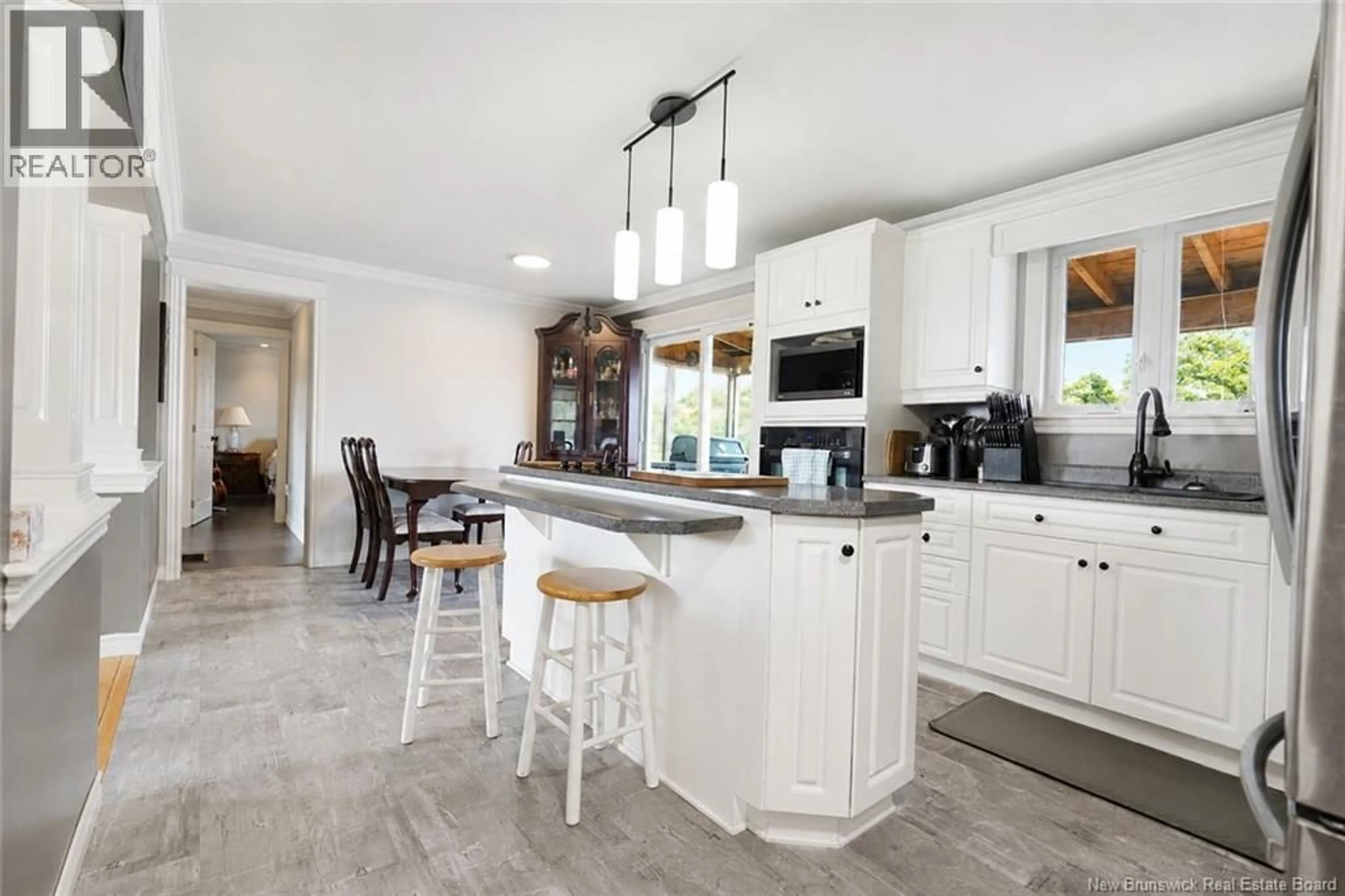 Open concept kitchen, ceramic/tile floor for 10913 ROUTE 126, Rogersville New Brunswick E4Y2K9