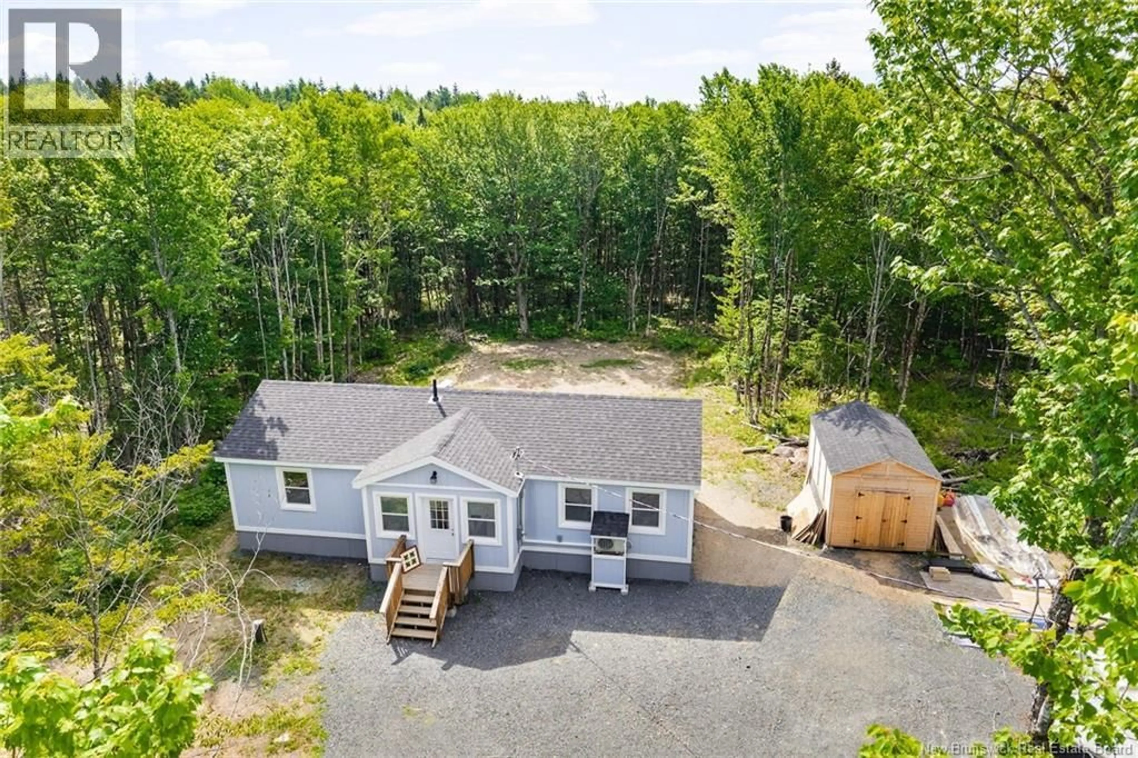 A pic from outside/outdoor area/front of a property/back of a property/a pic from drone, unknown for 194 UPPER WOODLANDS ROAD, Cardigan New Brunswick E6L1N6