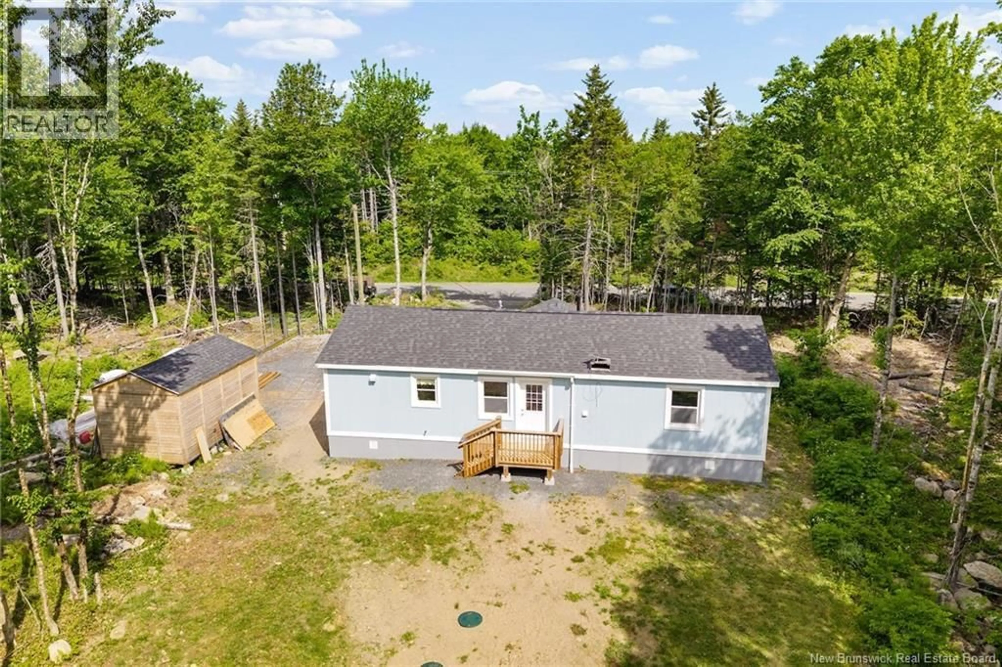A pic from outside/outdoor area/front of a property/back of a property/a pic from drone, unknown for 194 UPPER WOODLANDS ROAD, Cardigan New Brunswick E6L1N6