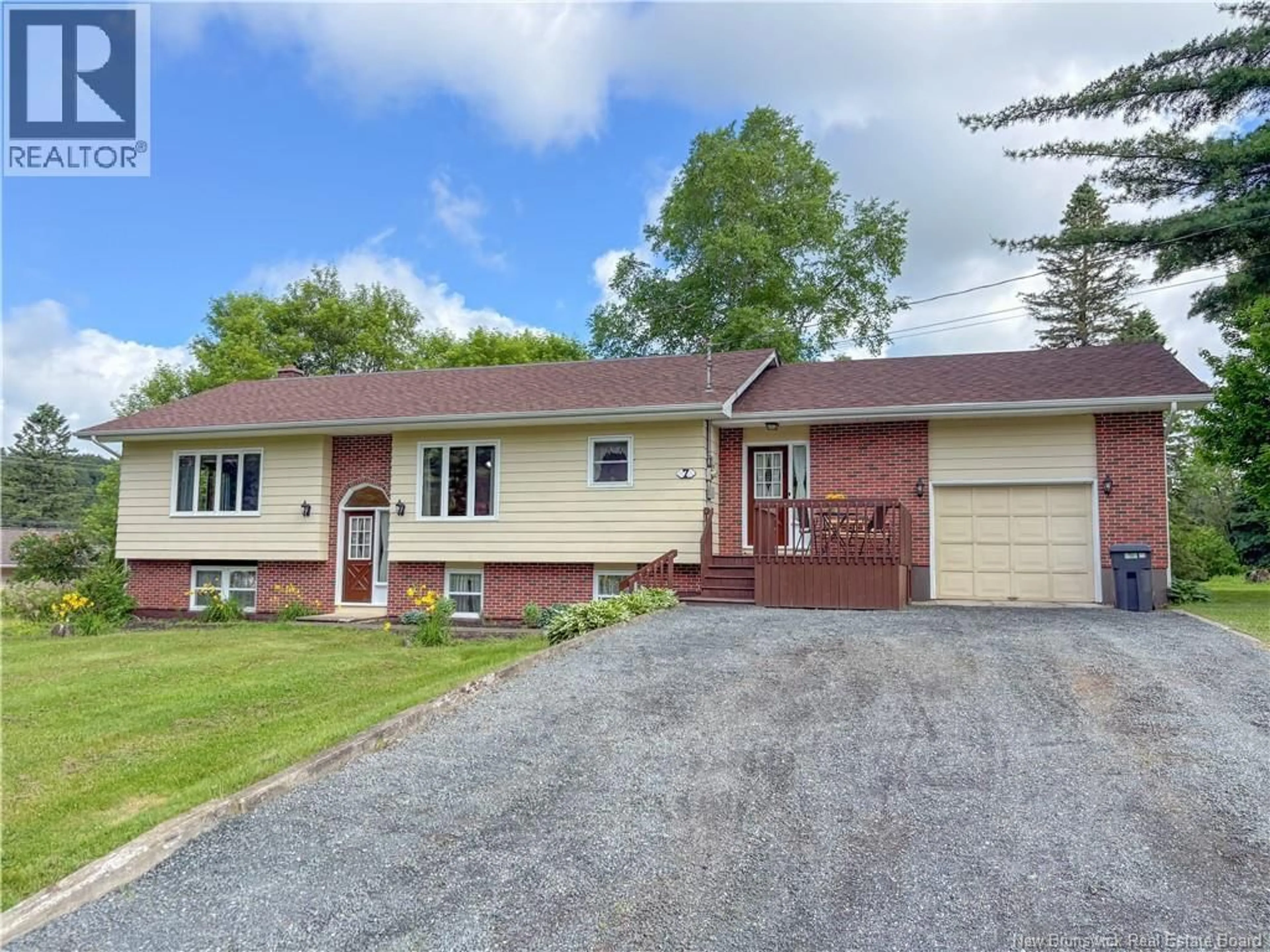 Home with brick exterior material, street for 7 BIRCHWOOD STREET, Perth-Andover New Brunswick E7H1M7