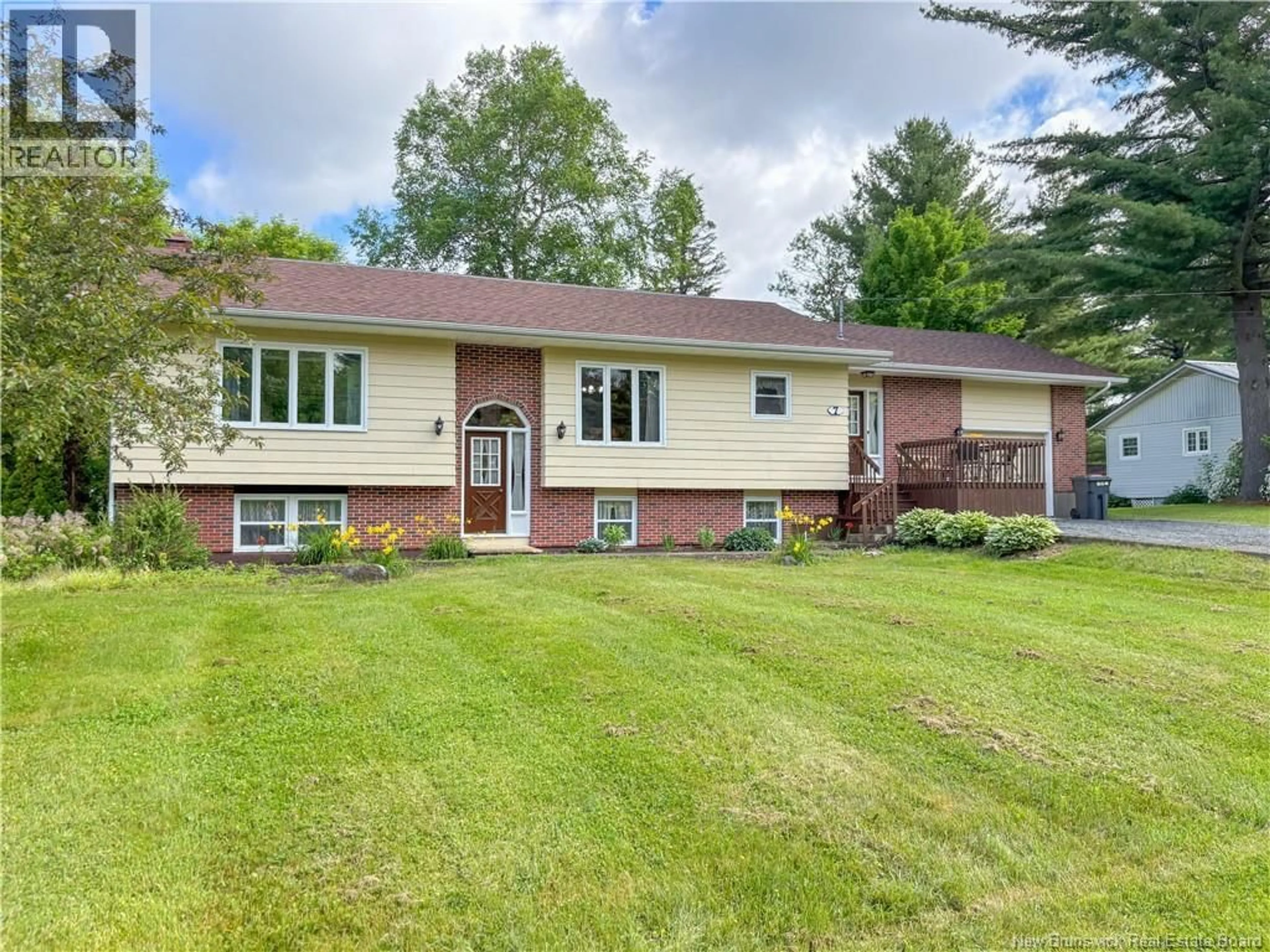 Home with brick exterior material, street for 7 BIRCHWOOD STREET, Perth-Andover New Brunswick E7H1M7