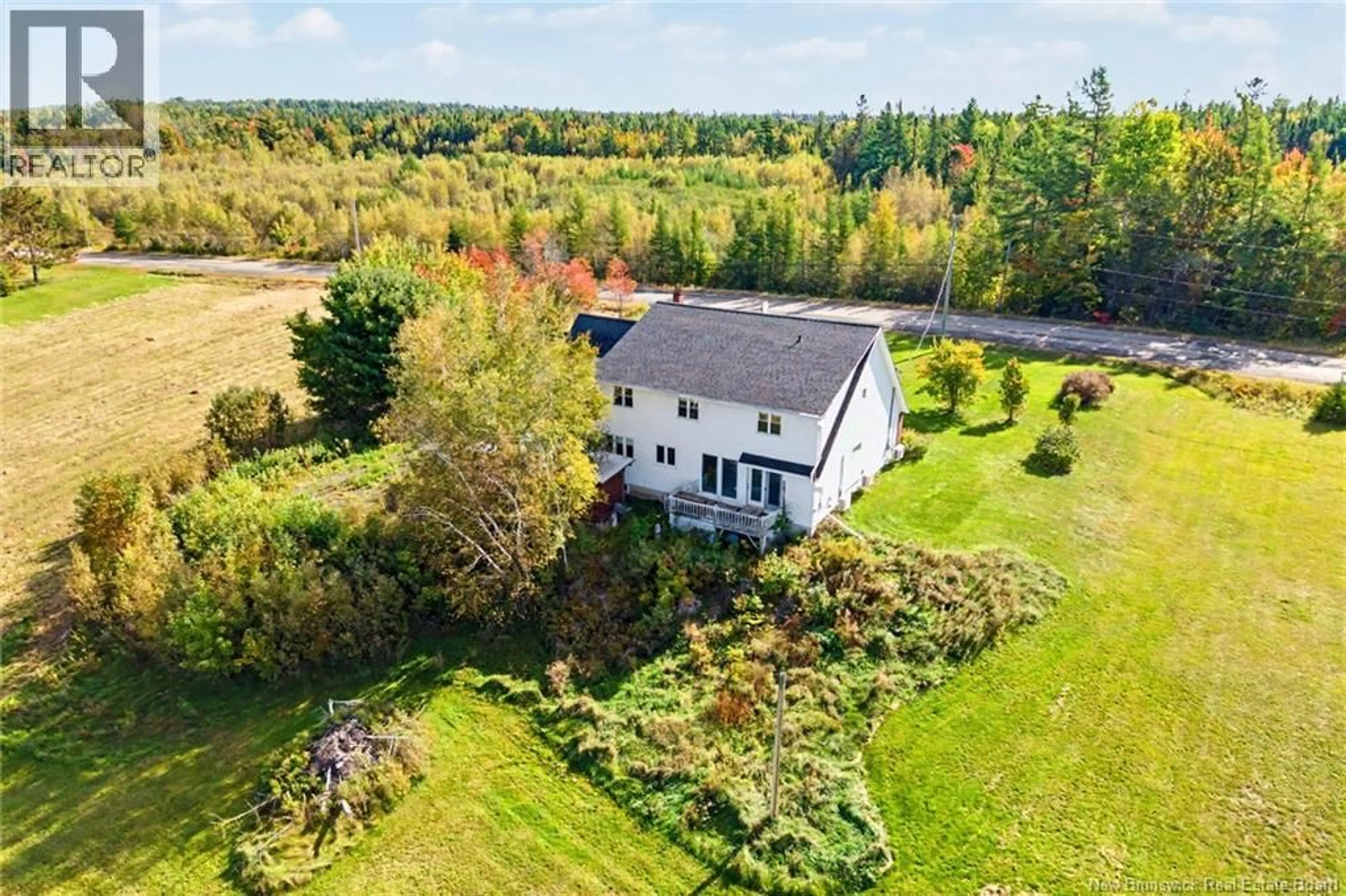 A pic from outside/outdoor area/front of a property/back of a property/a pic from drone, unknown for 4530 ROUTE 123, Gaspereau Forks New Brunswick E4A2C7