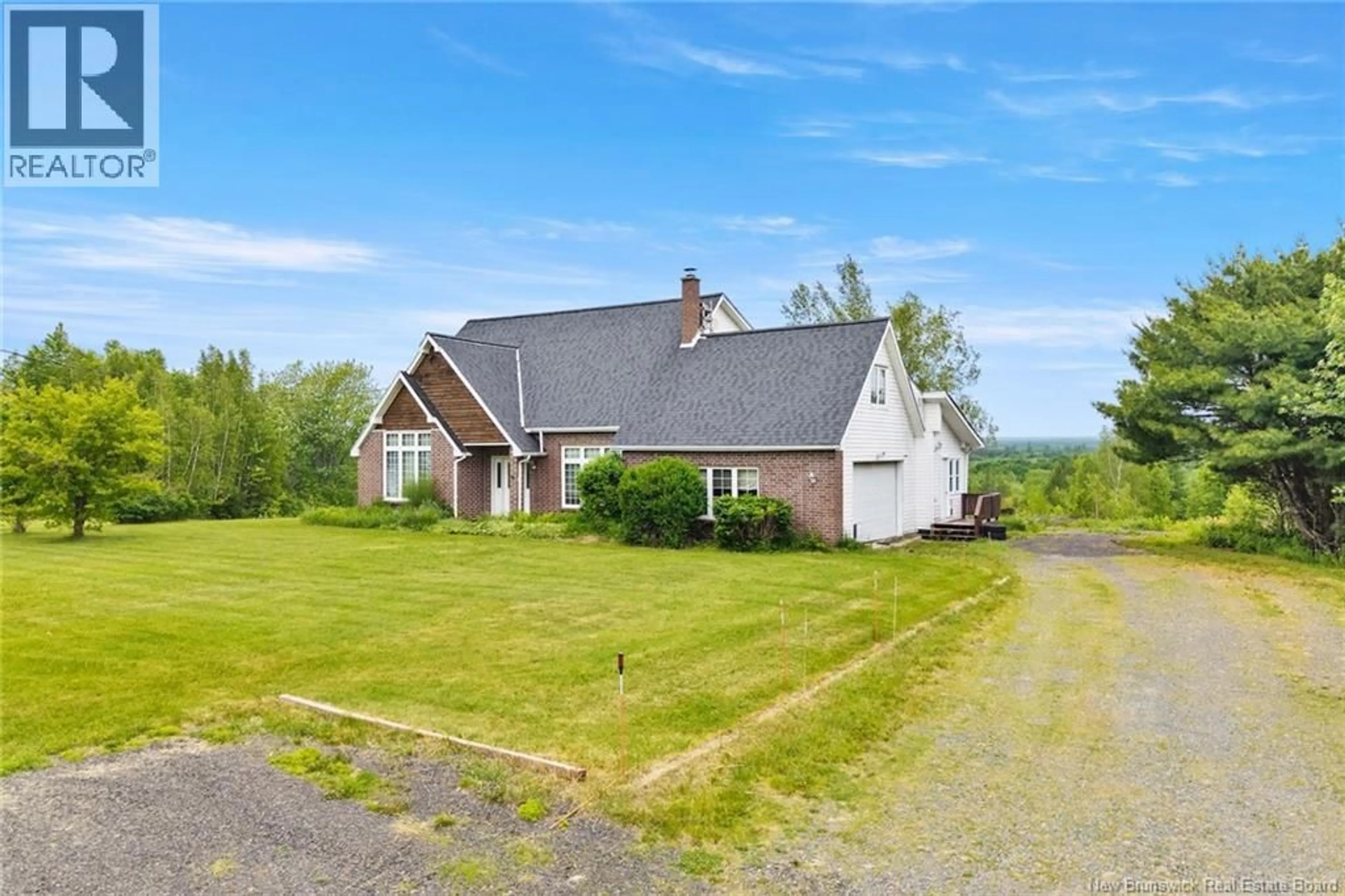 A pic from outside/outdoor area/front of a property/back of a property/a pic from drone, mountain view for 4530 ROUTE 123, Gaspereau Forks New Brunswick E4A2C7
