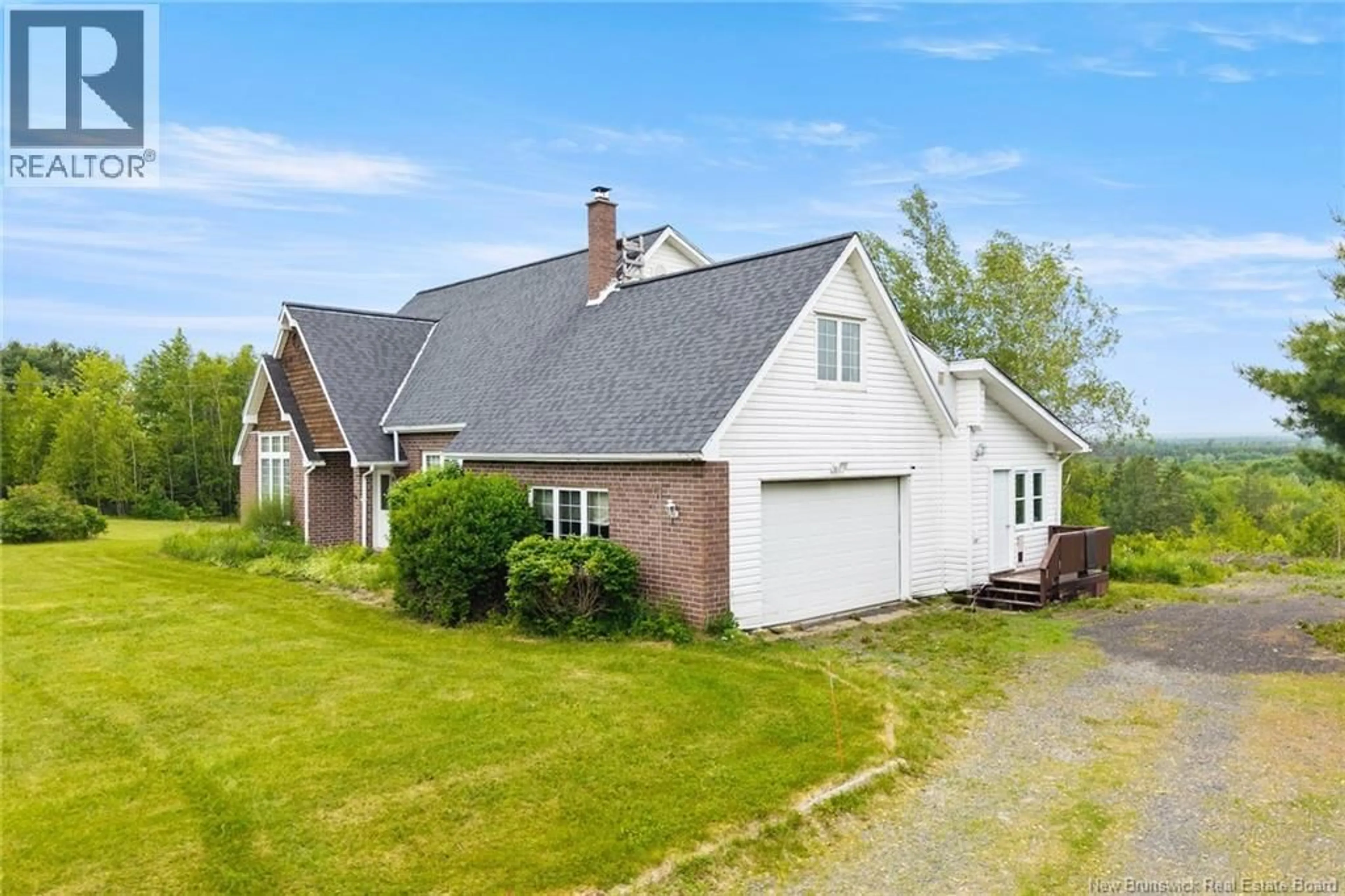 A pic from outside/outdoor area/front of a property/back of a property/a pic from drone, street for 4530 ROUTE 123, Gaspereau Forks New Brunswick E4A2C7