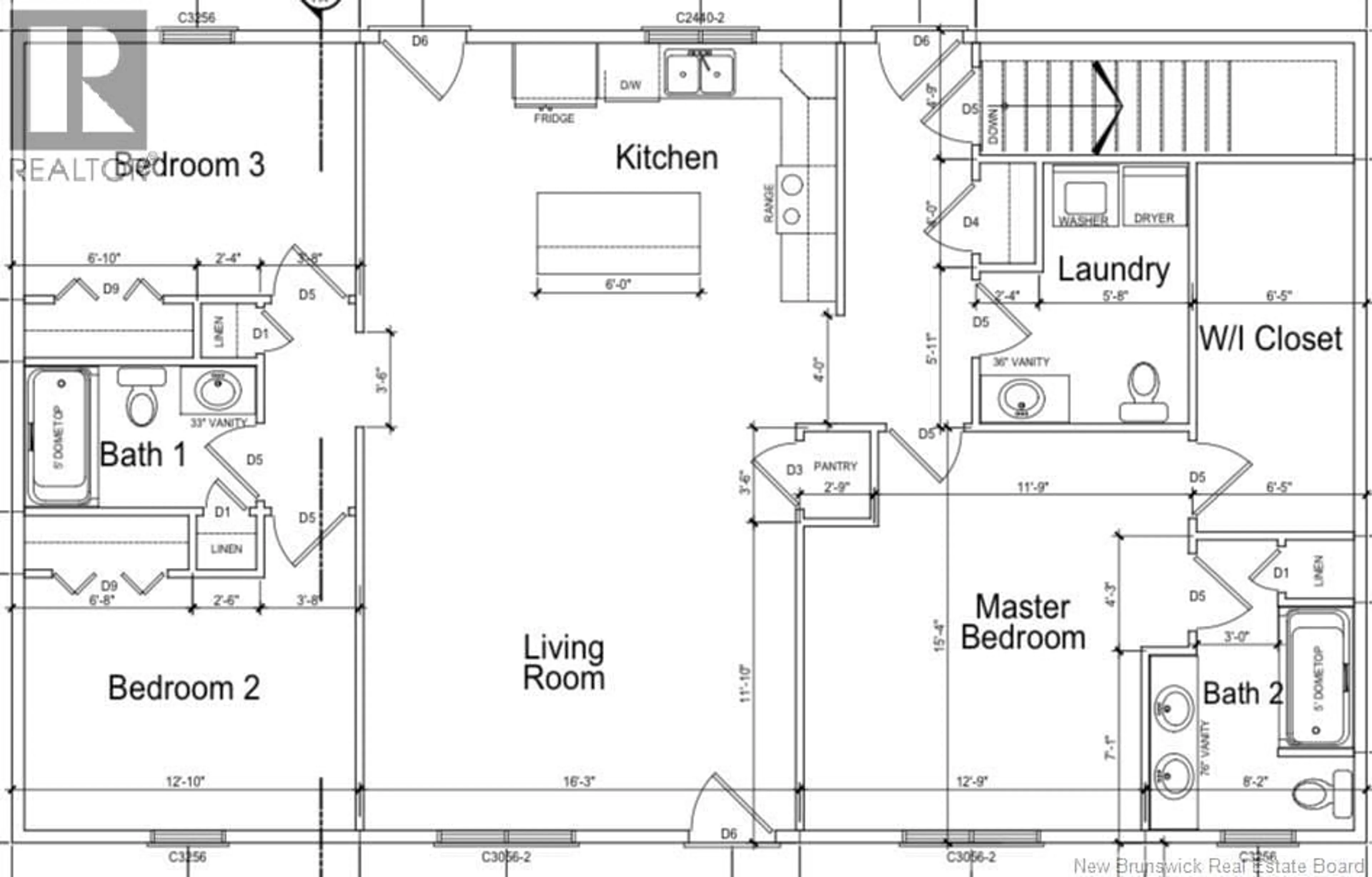 Floor plan for 42 FIELDSIDE, Salisbury New Brunswick E4J2E6