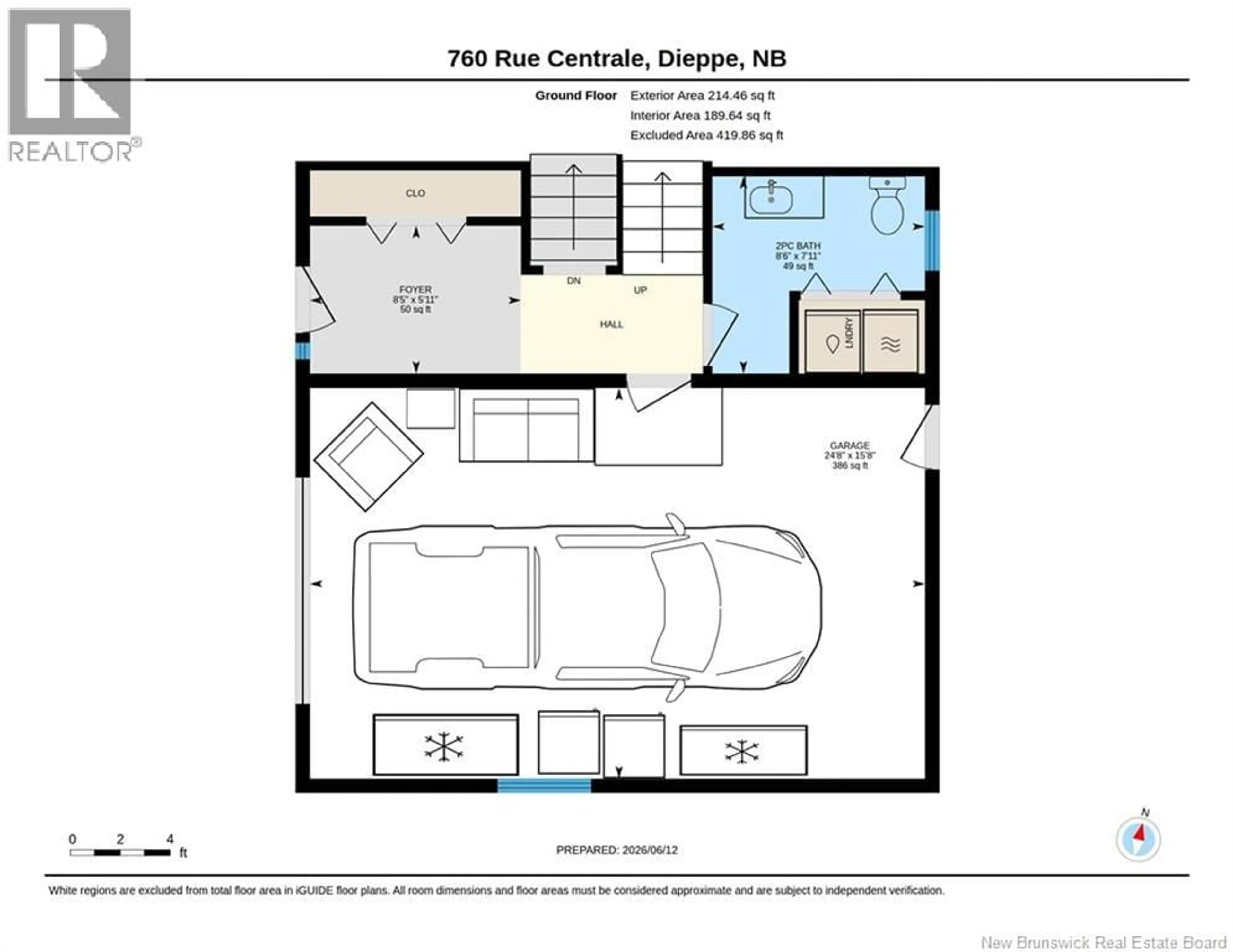 Floor plan for 760 CENTRALE STREET, Dieppe New Brunswick E1A5Z5