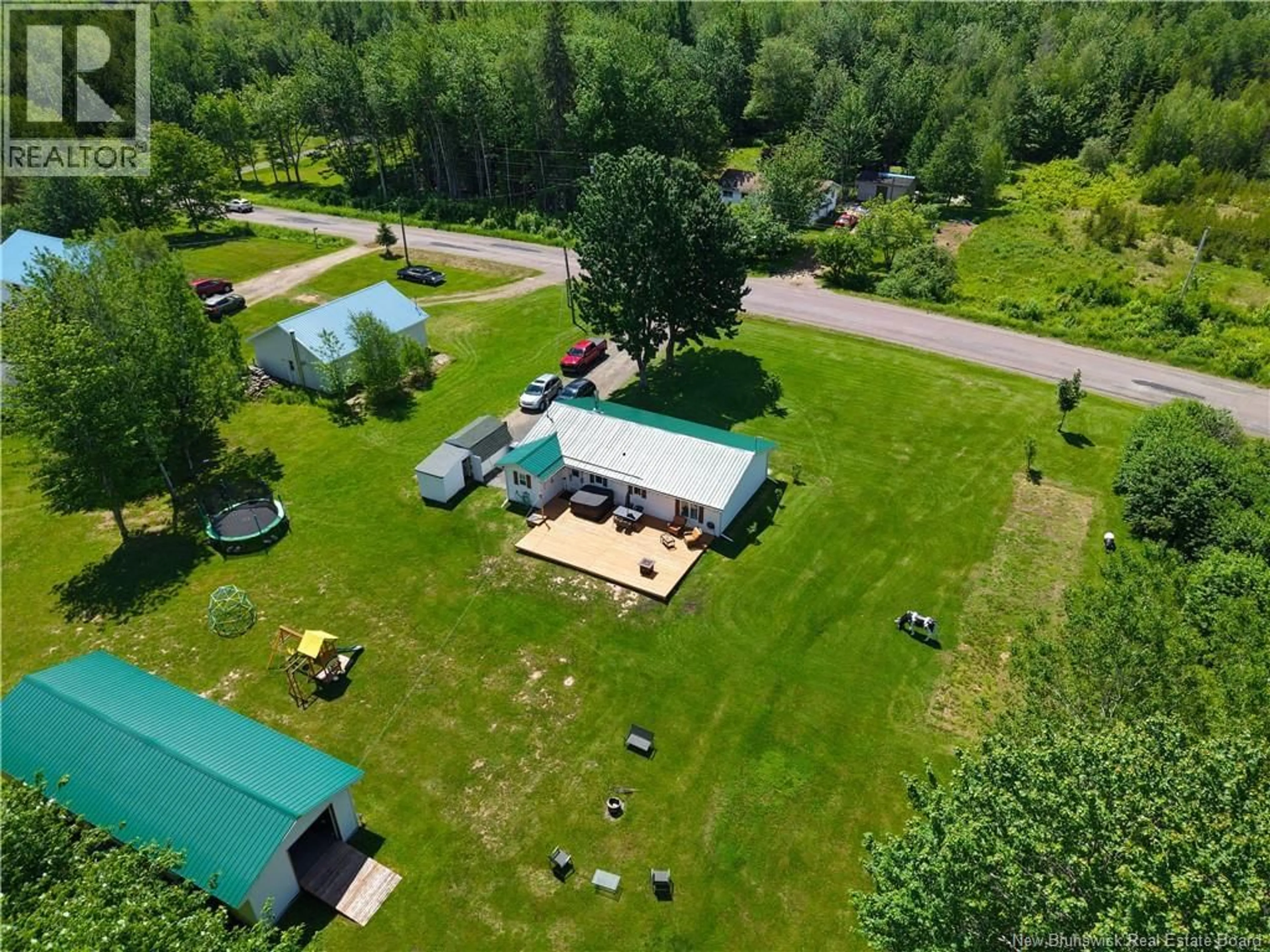 A pic from outside/outdoor area/front of a property/back of a property/a pic from drone, unknown for 108 LEWIS ROAD, Colpitts Settlement New Brunswick E4J1G5