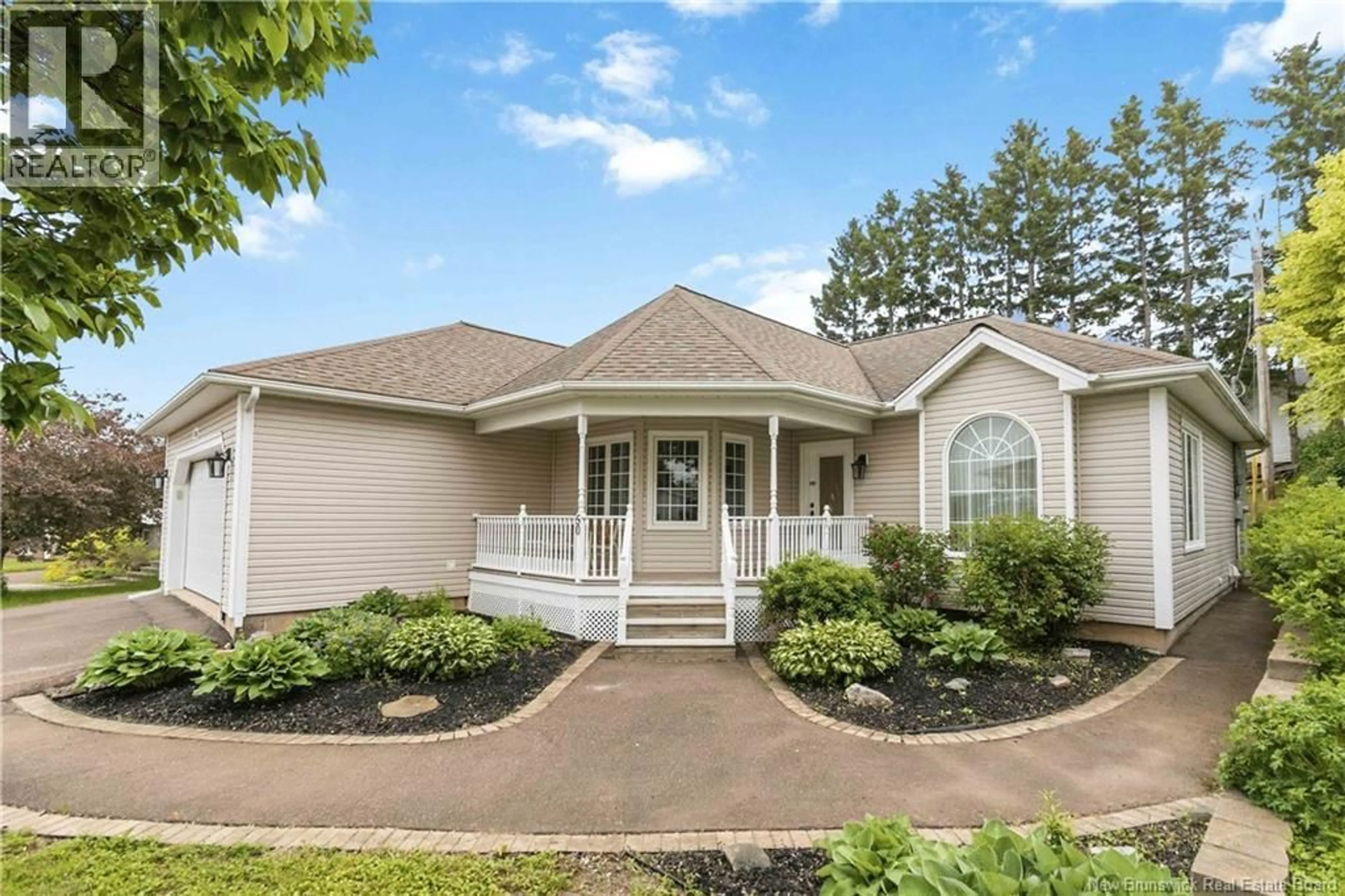 Home with vinyl exterior material, street for 50 LAVENDER LANE, Moncton New Brunswick E1G1T6