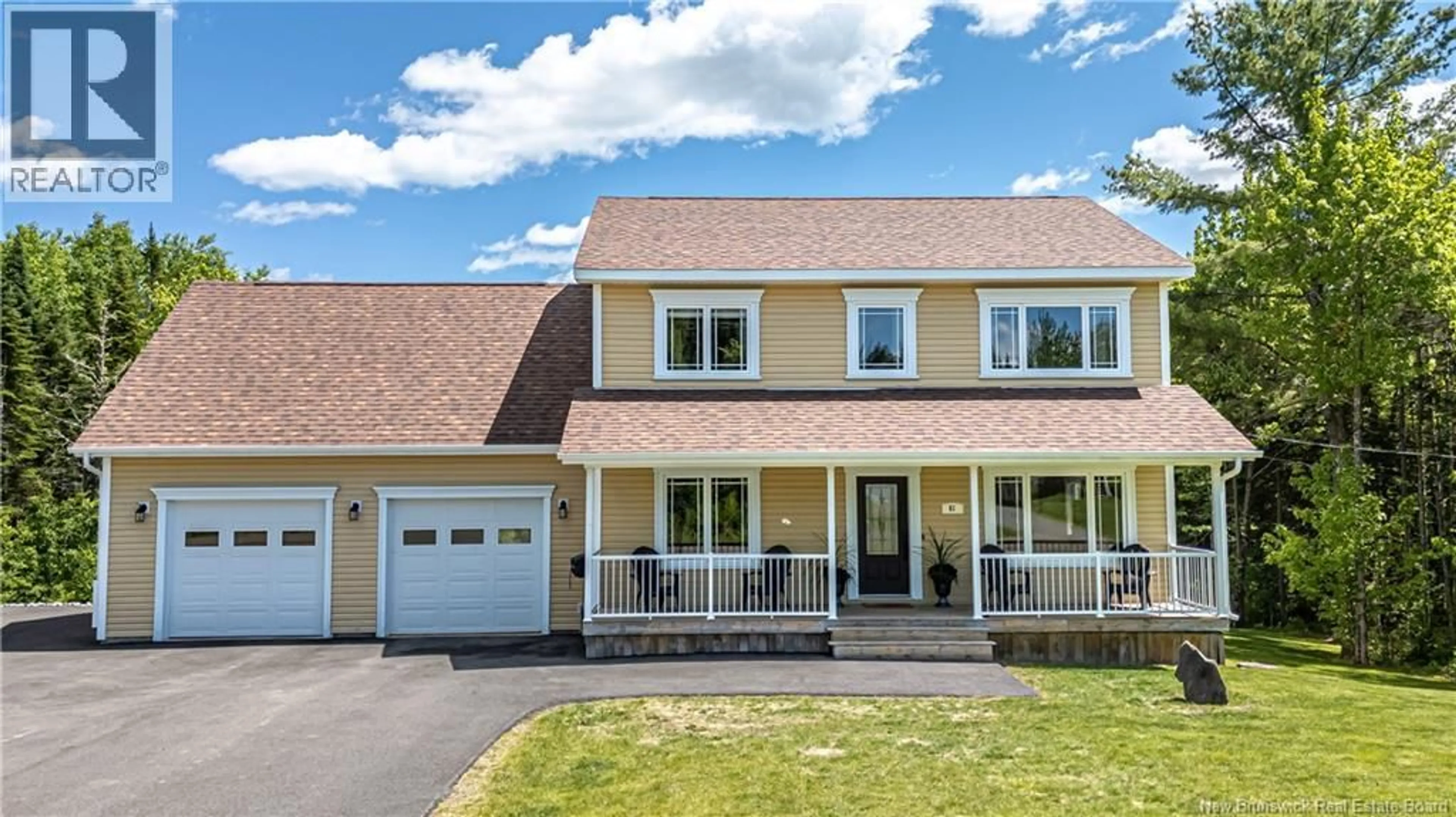 Home with vinyl exterior material, street for 61 BUTTERNUT LANE, Noonan New Brunswick E3A0Z5