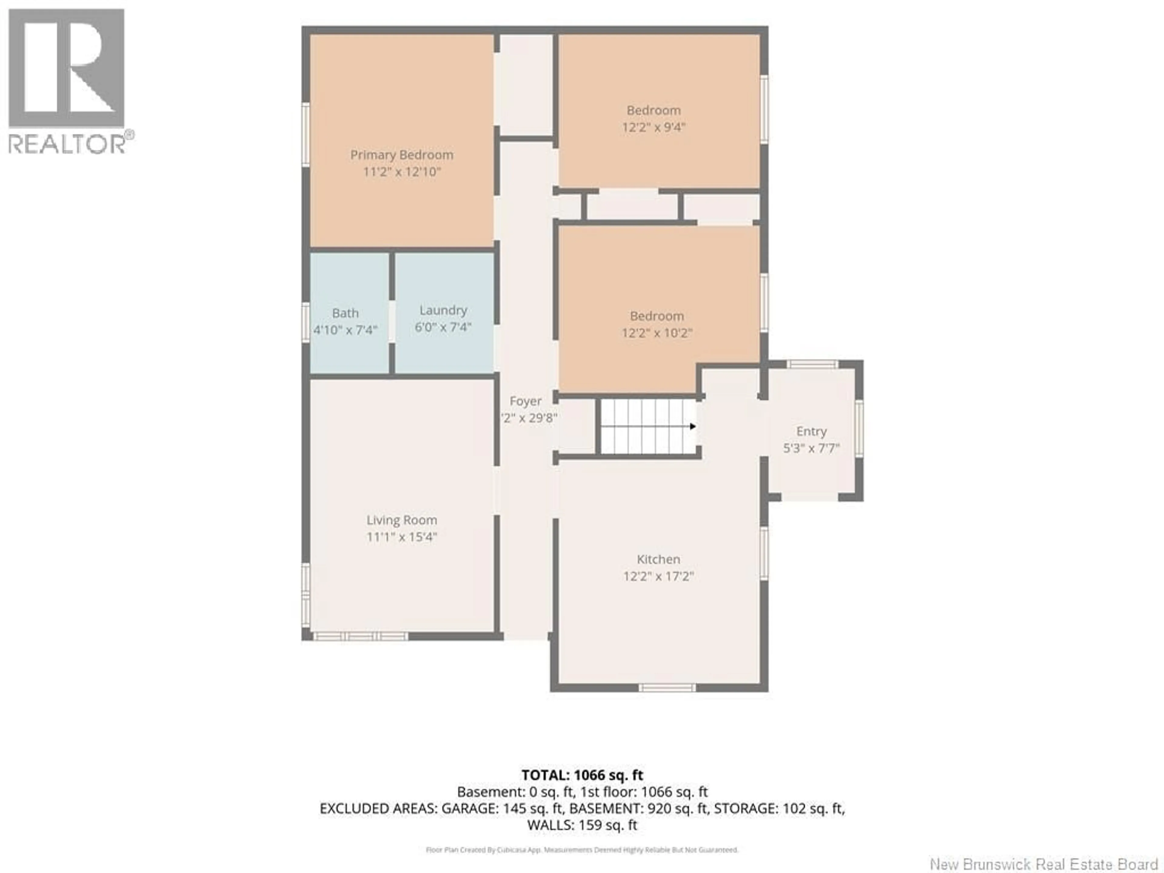 Floor plan for 1 DE L'EGLISE, Eel River Crossing New Brunswick E8E1P5