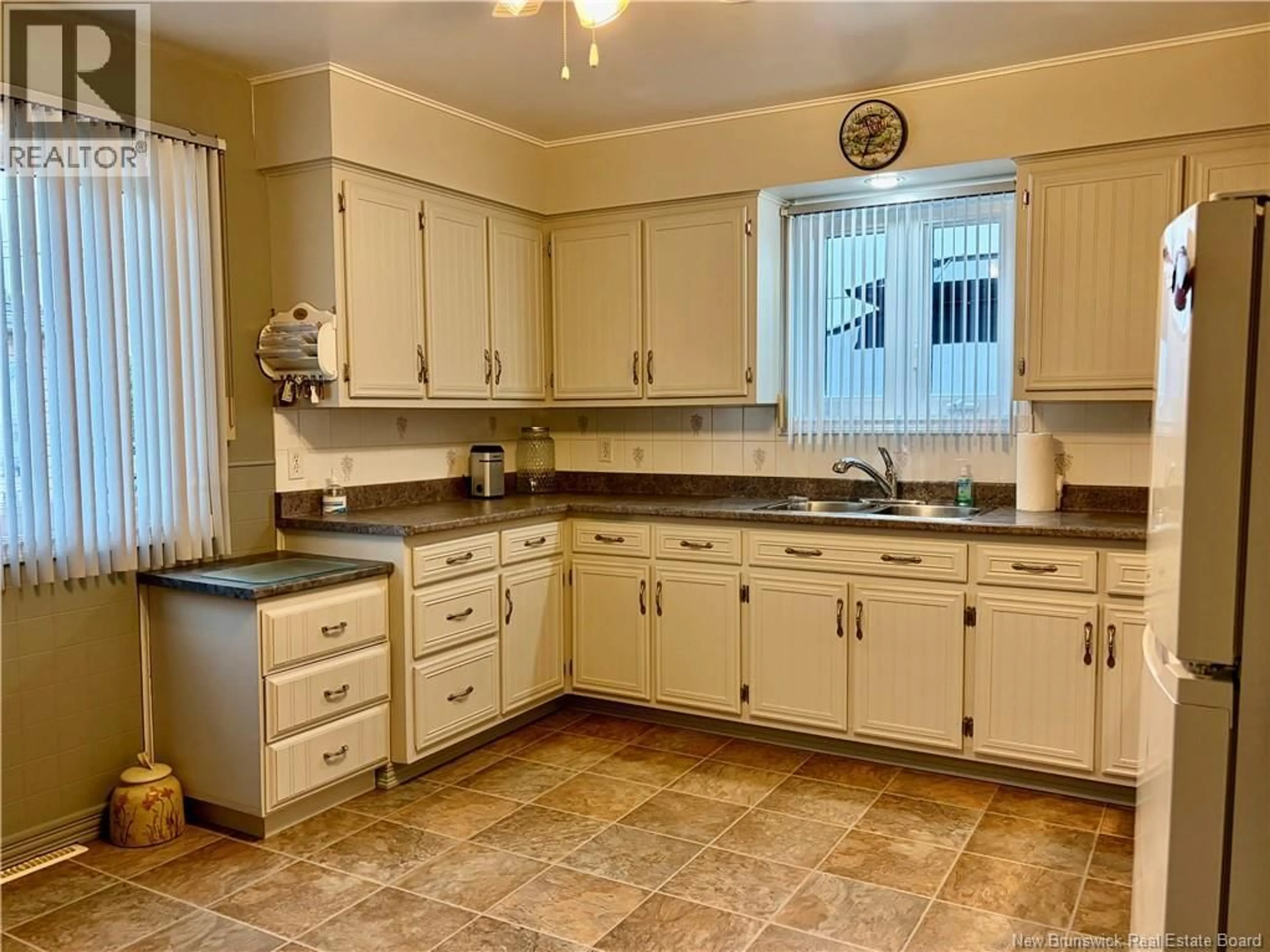 Standard kitchen, ceramic/tile floor for 1 DE L'EGLISE, Eel River Crossing New Brunswick E8E1P5