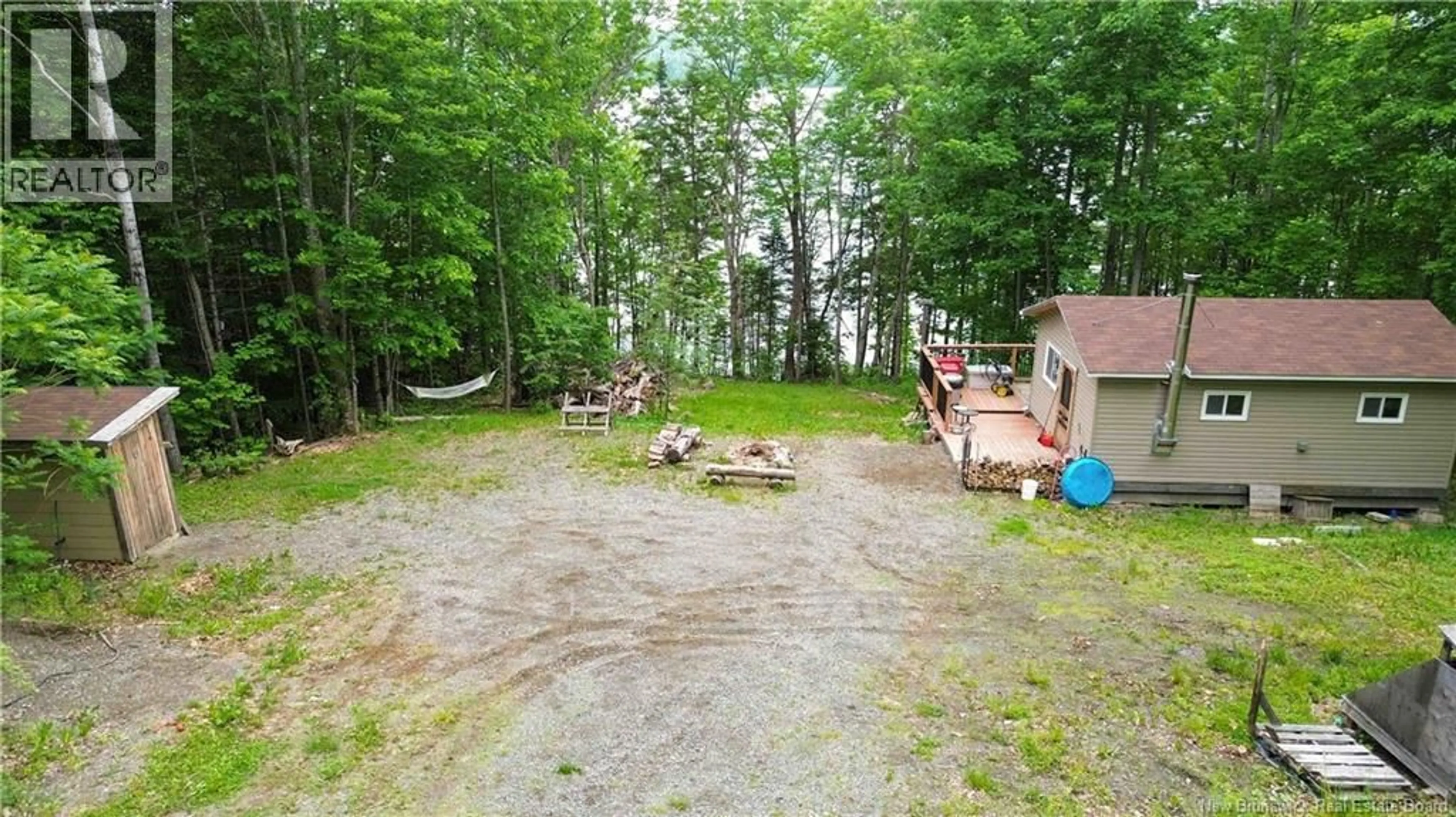 Patio, forest/trees view for 4695 ROUTE 105, Nackawic New Brunswick E3G1Y7