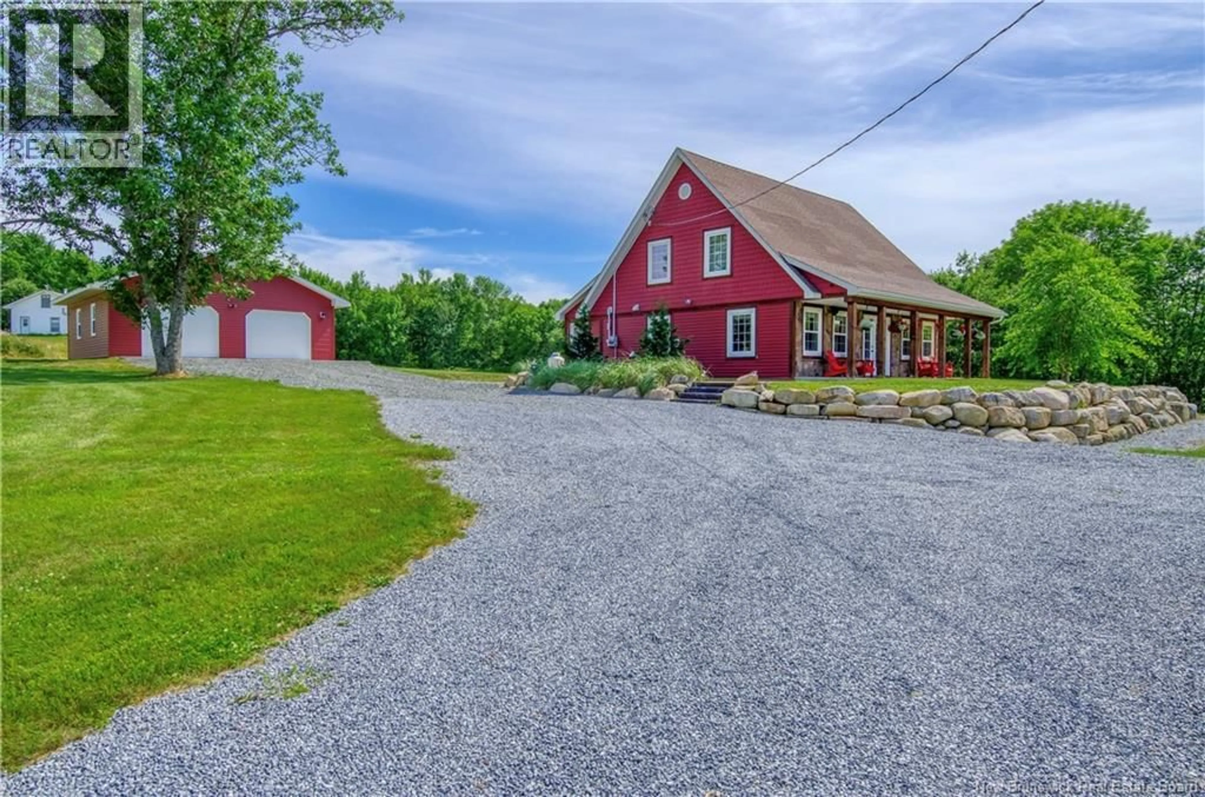 A pic from outside/outdoor area/front of a property/back of a property/a pic from drone, street for 19 STOCKFORD LANE, Wickham New Brunswick E5T3S8