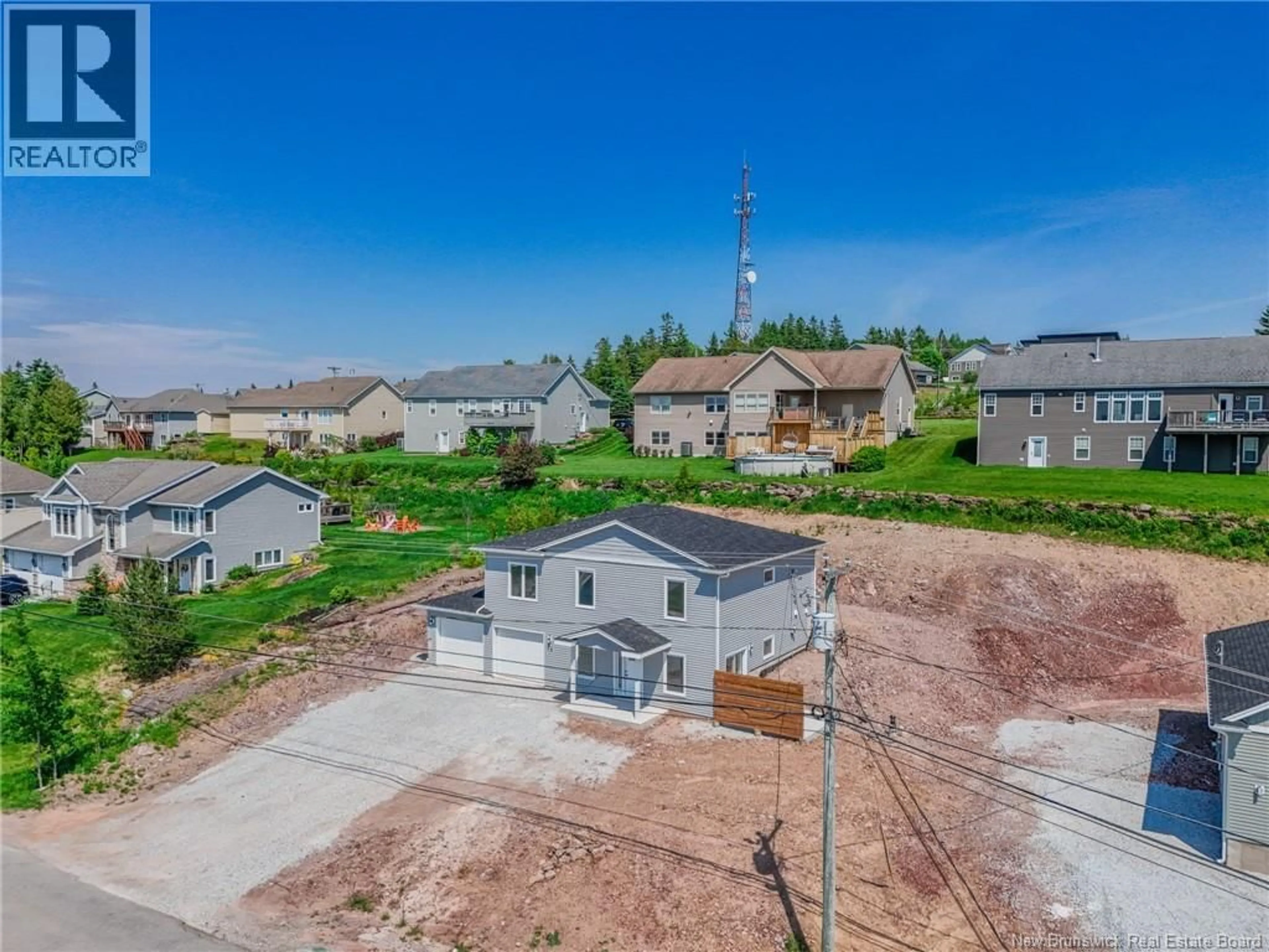 A pic from outside/outdoor area/front of a property/back of a property/a pic from drone, mountain view for 76 SQUIRE DRIVE, Quispamsis New Brunswick E2G0B5