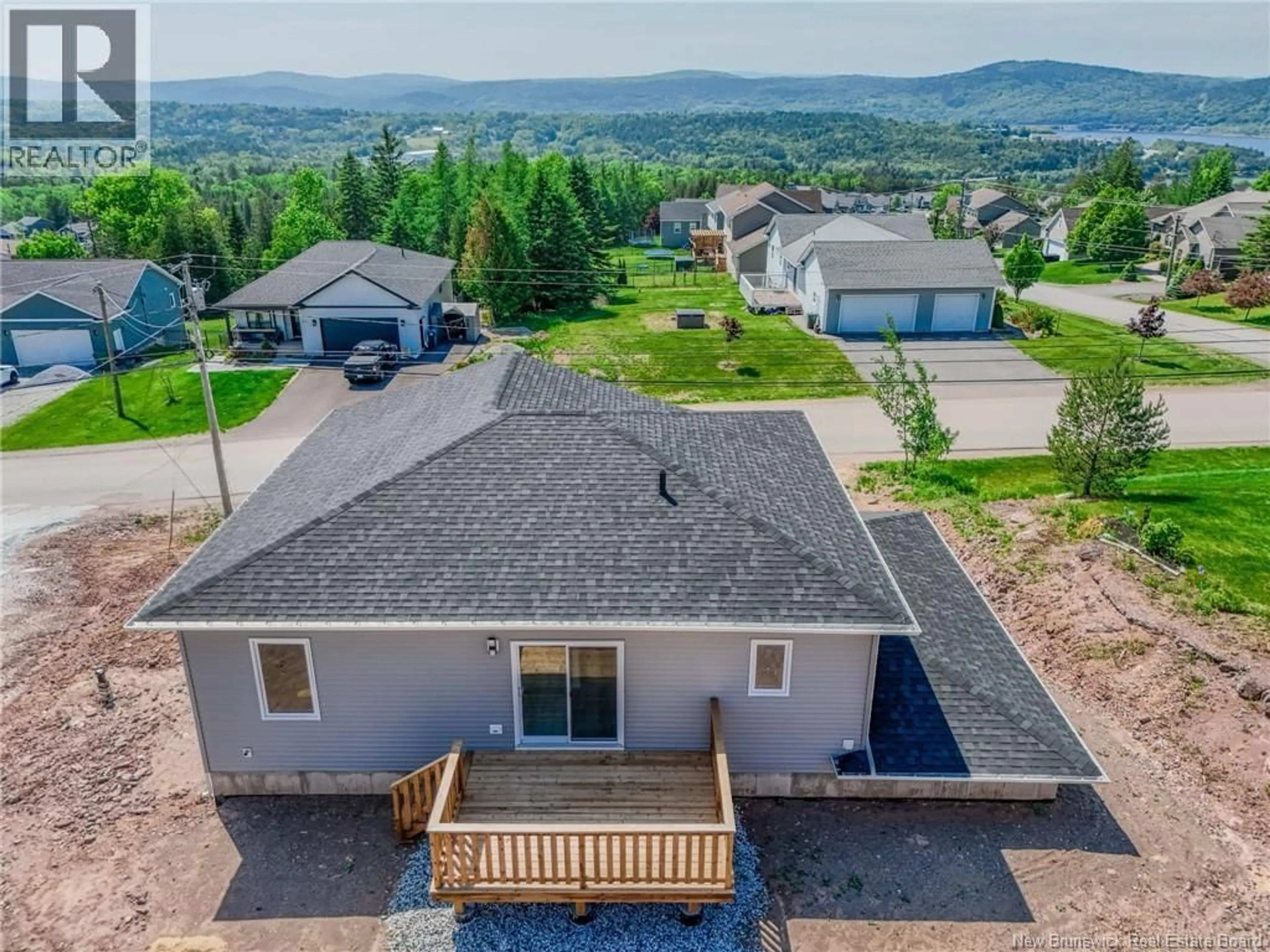A pic from outside/outdoor area/front of a property/back of a property/a pic from drone, mountain view for 76 SQUIRE DRIVE, Quispamsis New Brunswick E2G0B5