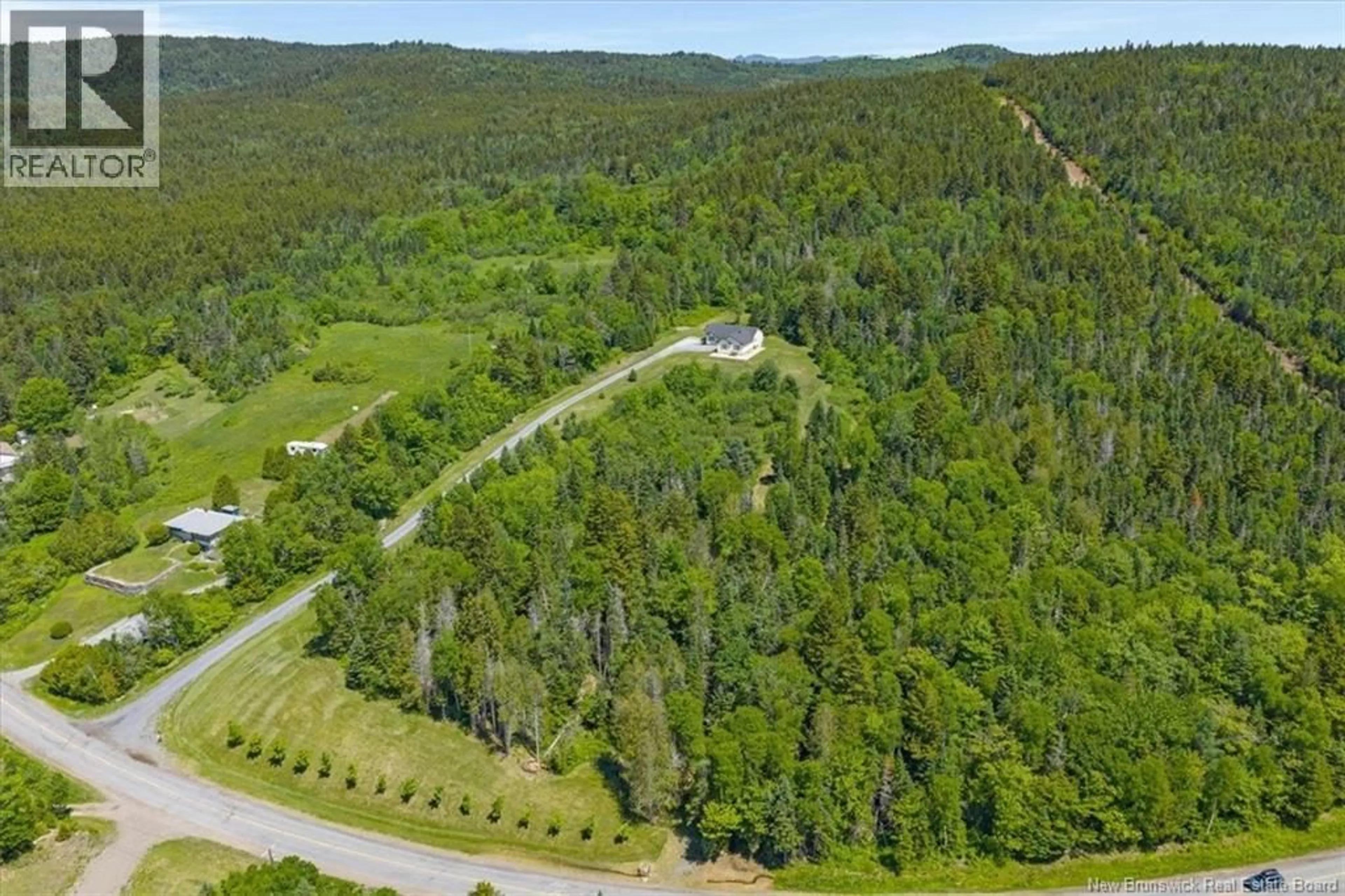 A pic from outside/outdoor area/front of a property/back of a property/a pic from drone, forest/trees view for 2284 ROUTE 845, Bayswater New Brunswick E5S1L3