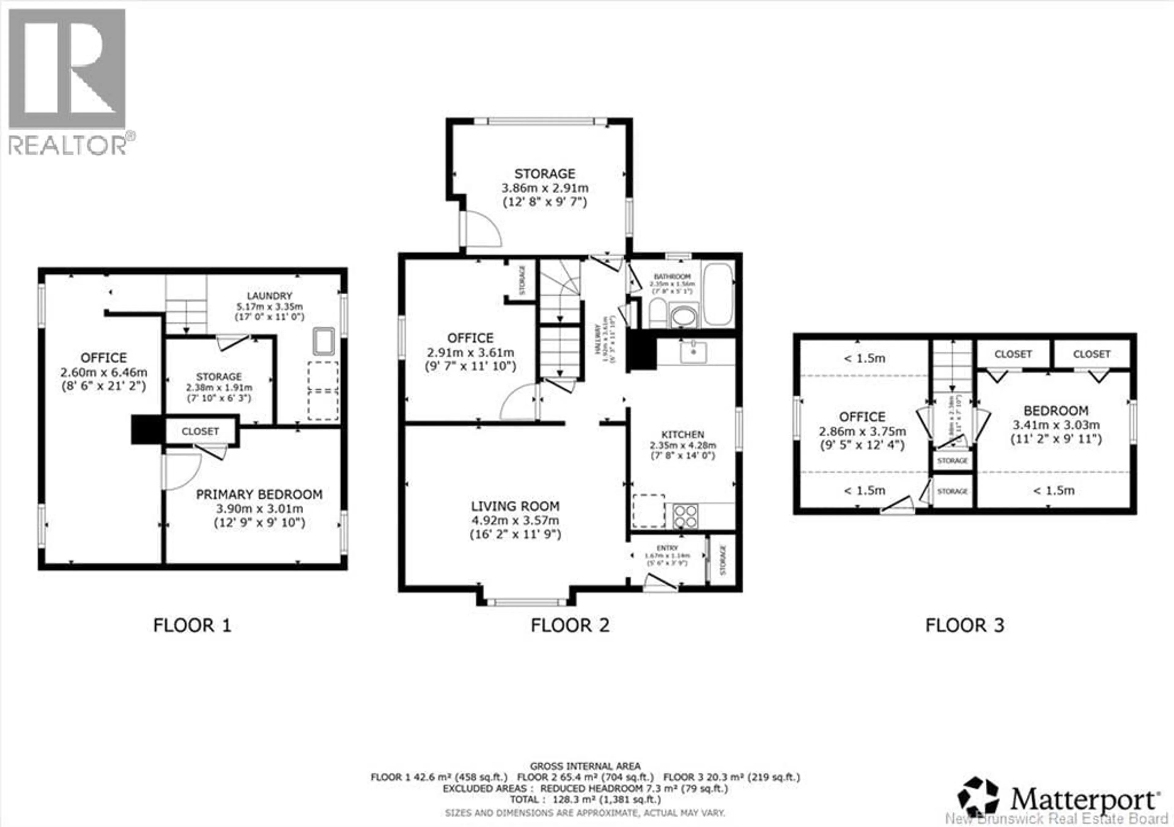 Floor plan for 638 HANSON STREET, Fredericton New Brunswick E3B3Z9