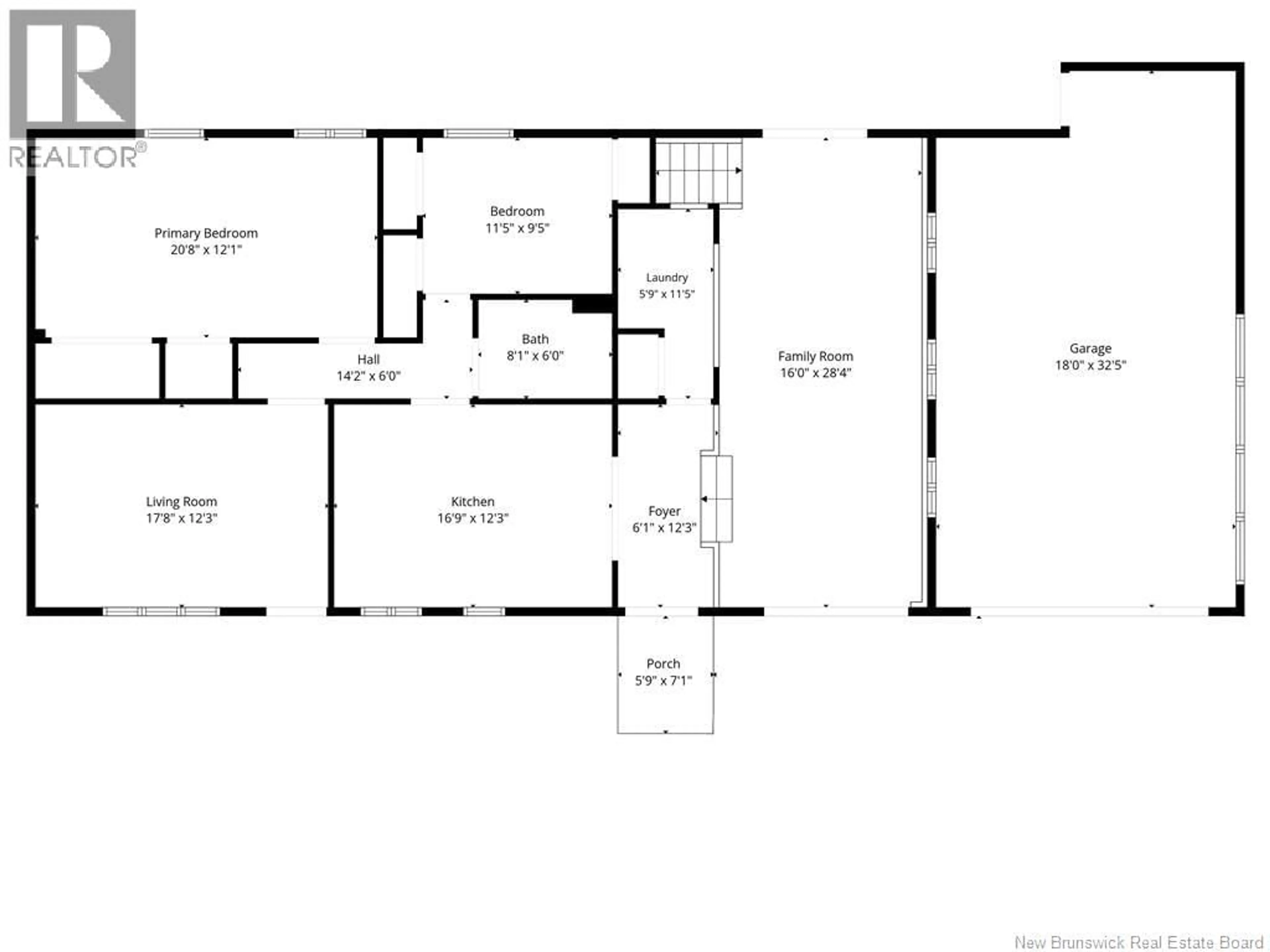 Floor plan for 16 BEAULIEU STREET, Grand-Sault/Grand Falls New Brunswick E3Y1C9