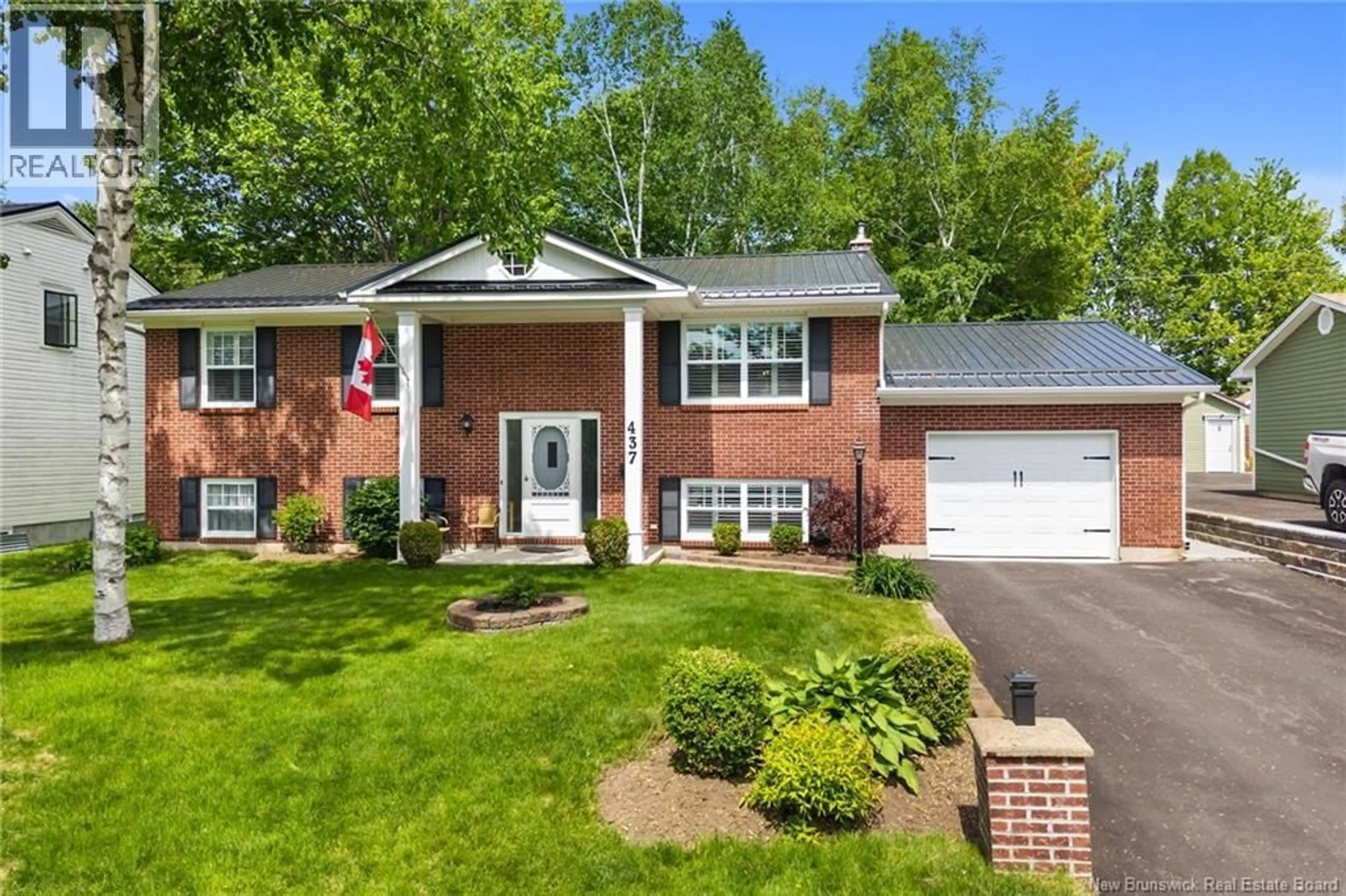 Home with brick exterior material, street for 437 BROAD STREET, Fredericton New Brunswick E3A5L4